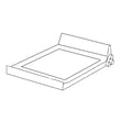 Central Air Conditioner Evaporator Coil Drip Pan for Trane TWE040E13FB0 - Part PAN01307