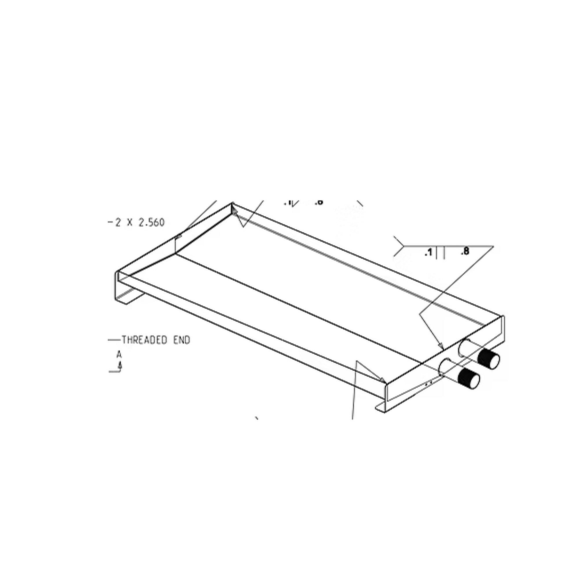 Part #pan3344, Trane Drain Pan Size 72&90