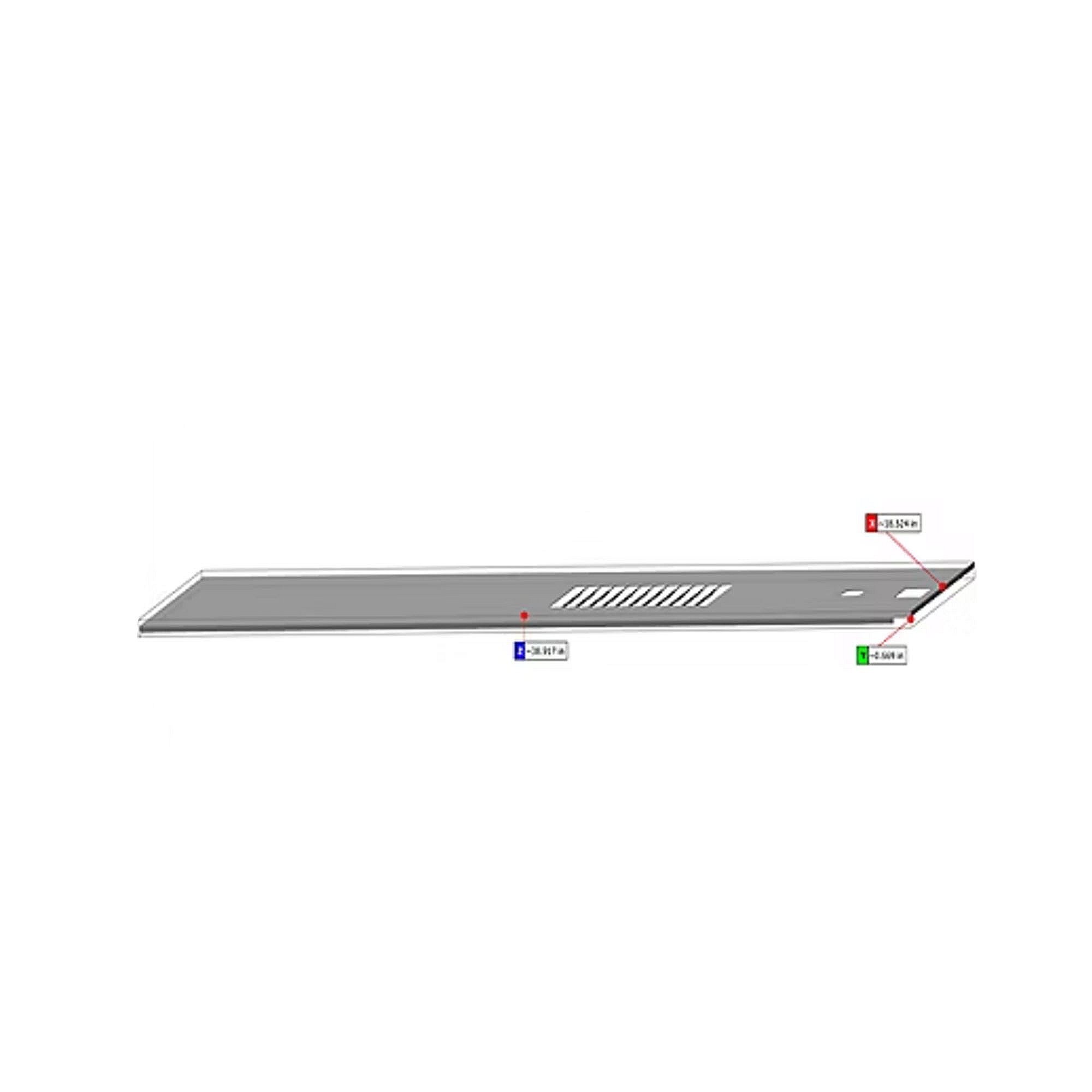 Part #pnl33850, Trane Front Cover Board Panel