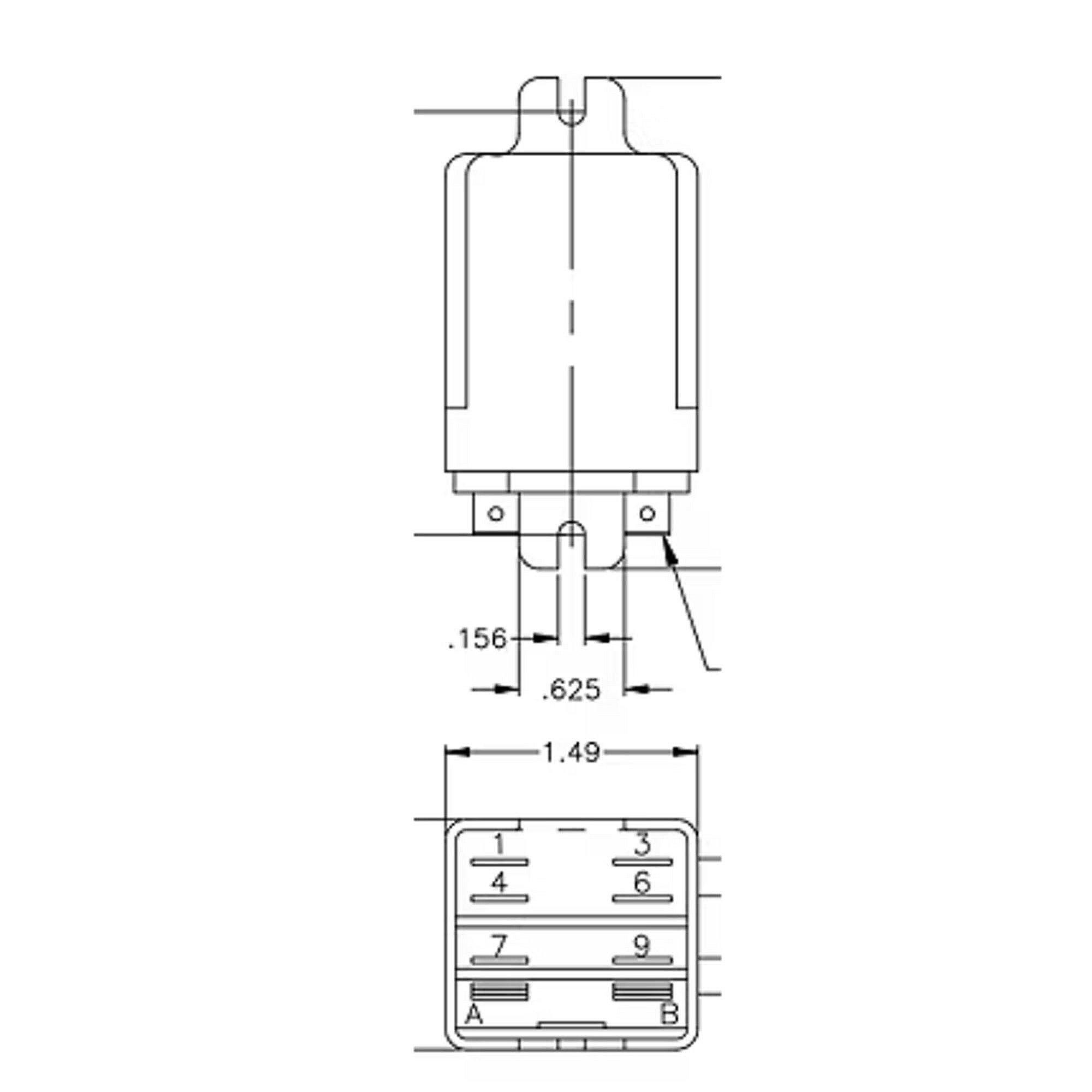 Part #rly2532, Trane Dpdt 24V Relay