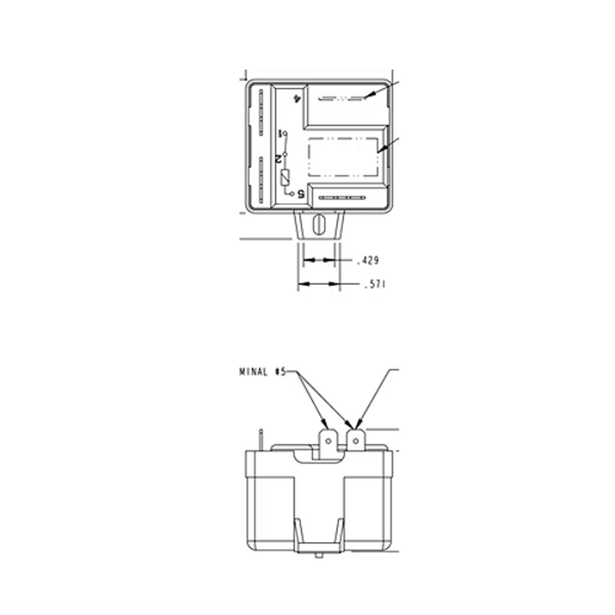 Part #rly3715, Trane Start Relay Spst 35Amp