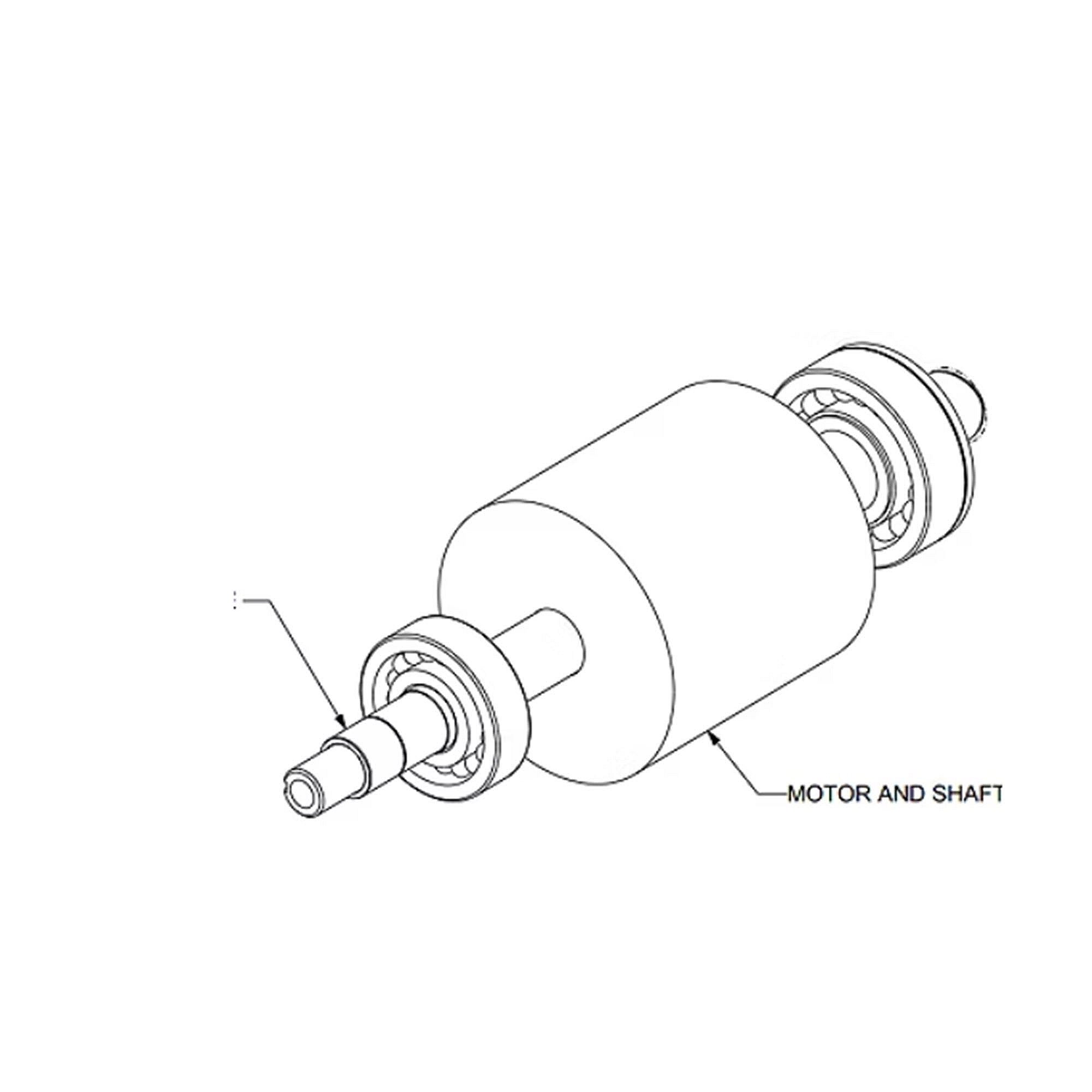 Part #ror1677, Trane Rotor Shaft Bearing
