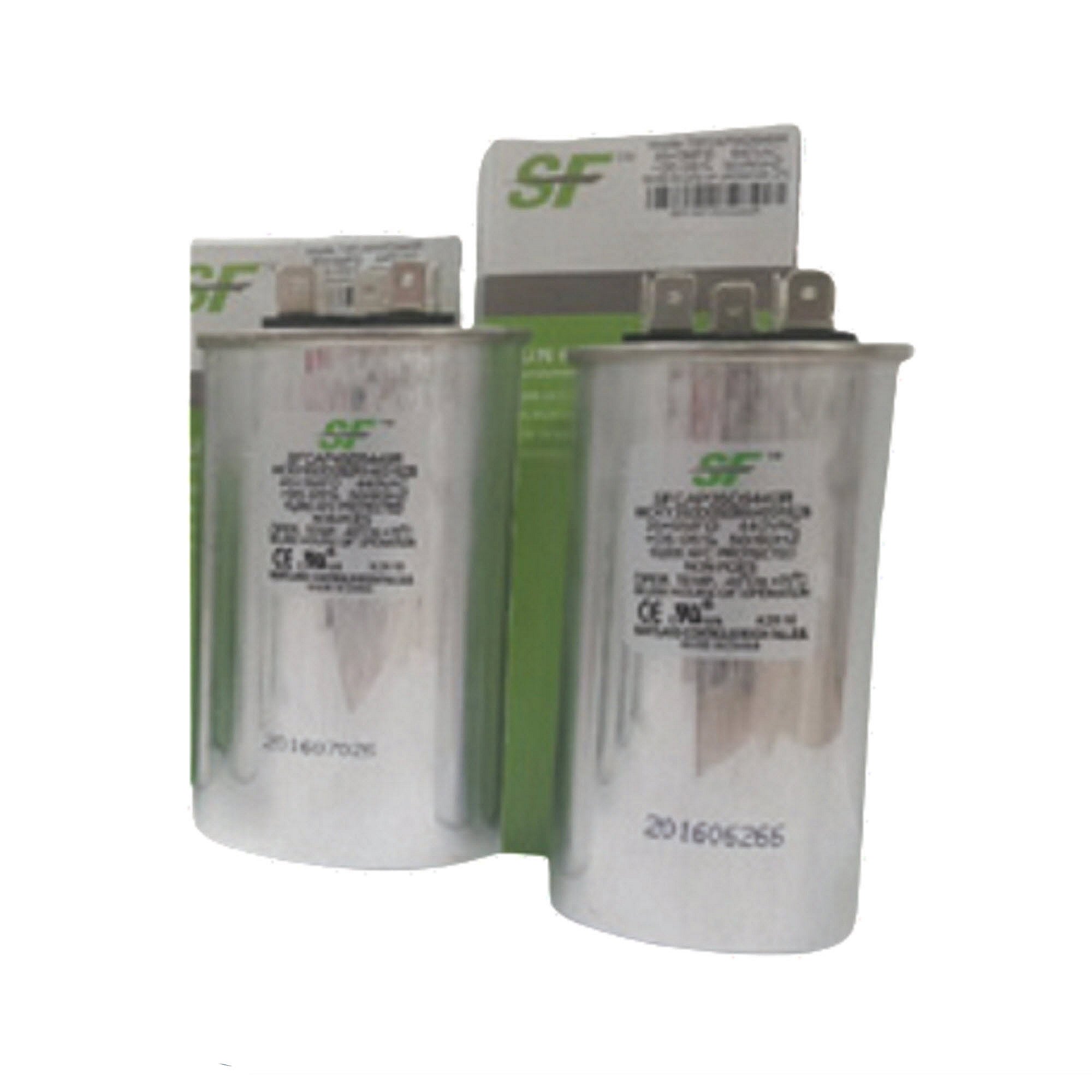 Part #sfcap40D75440R, Trane 40/7.5 Mfd 440V Dual Capacitor