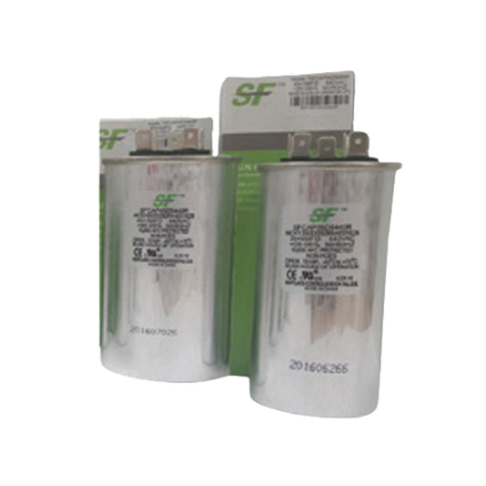 Part #sfcap80440R, Trane 80Mfd 370/440V Round Run Cap