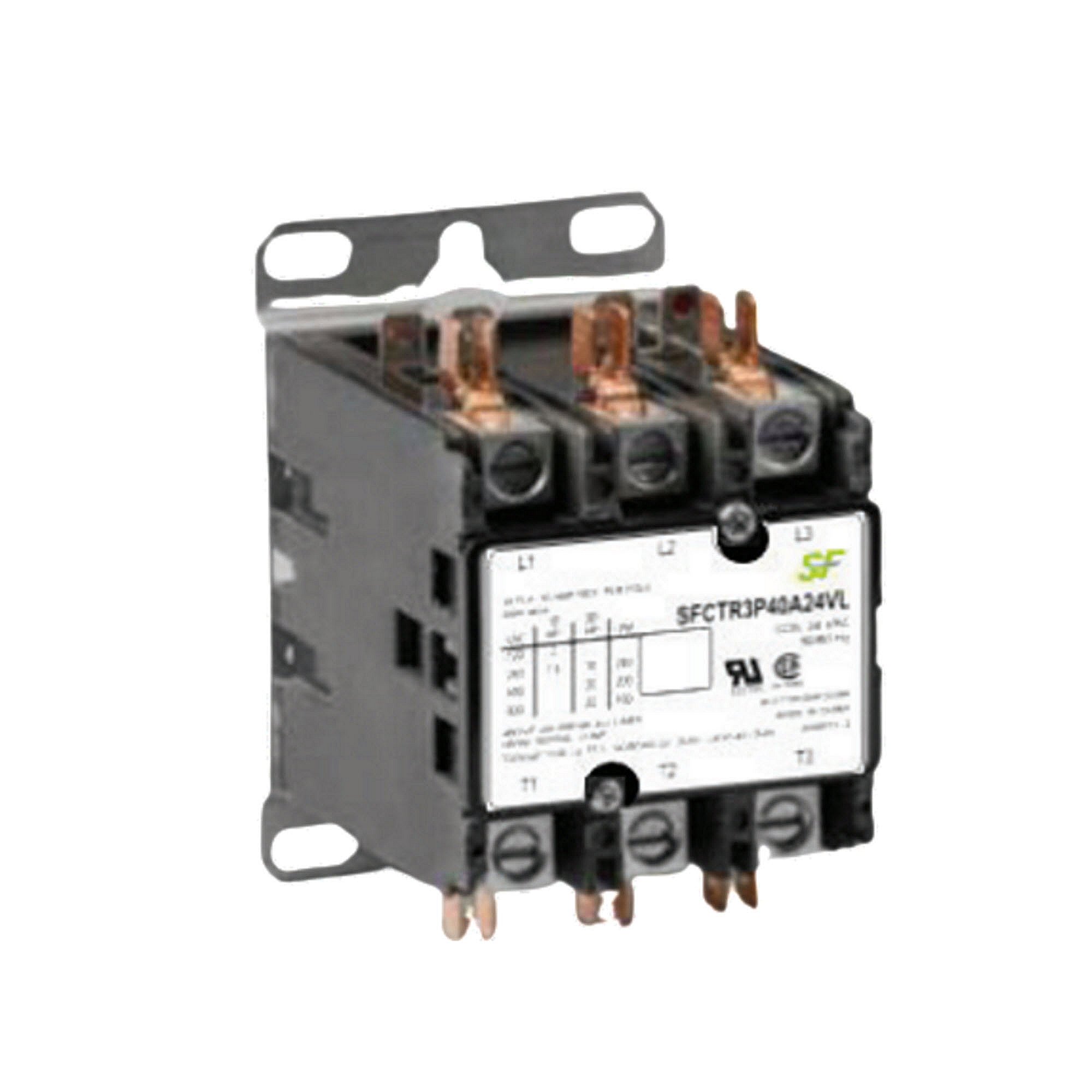 Part #sfctr1P40A277Vl, Trane 40A 277V 1P Contactor