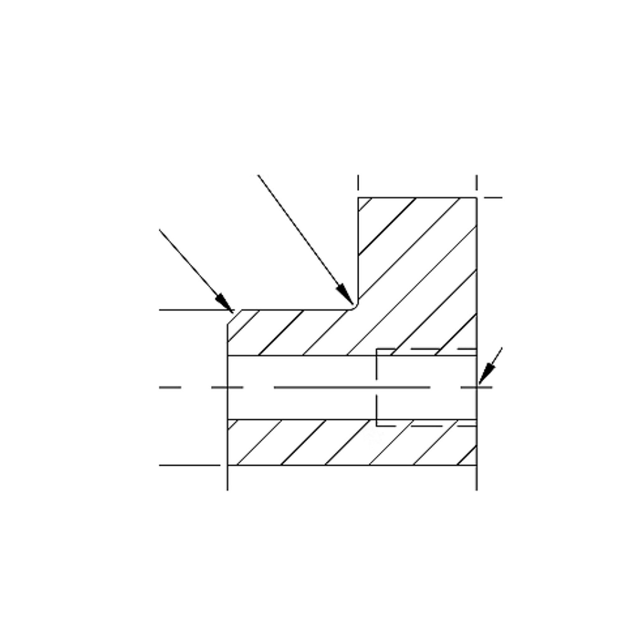 Part #spc0365, Trane Spacer; 1.00 Thk X 5.4 Od