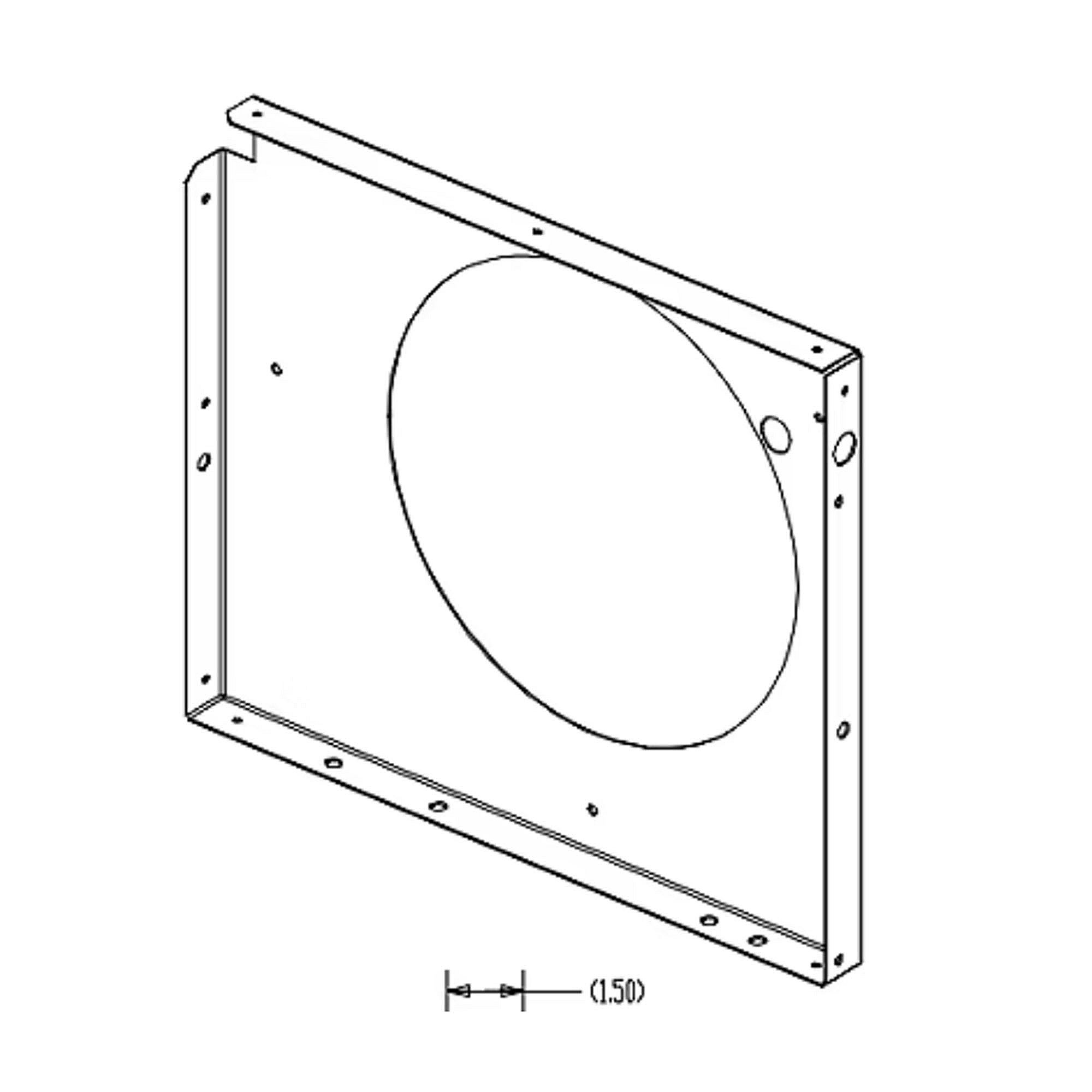 Part #sup4444, Trane Left Hand Fan Support