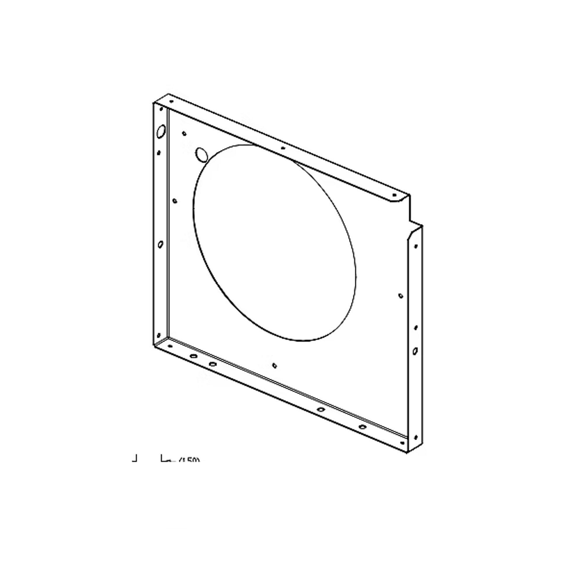 Part #sup4445, Trane Right Hand Fan Support