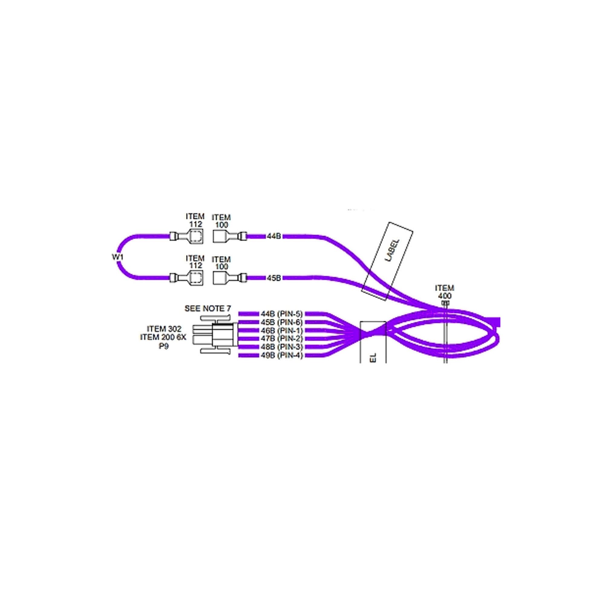 Part #wir4785, Trane Wiring