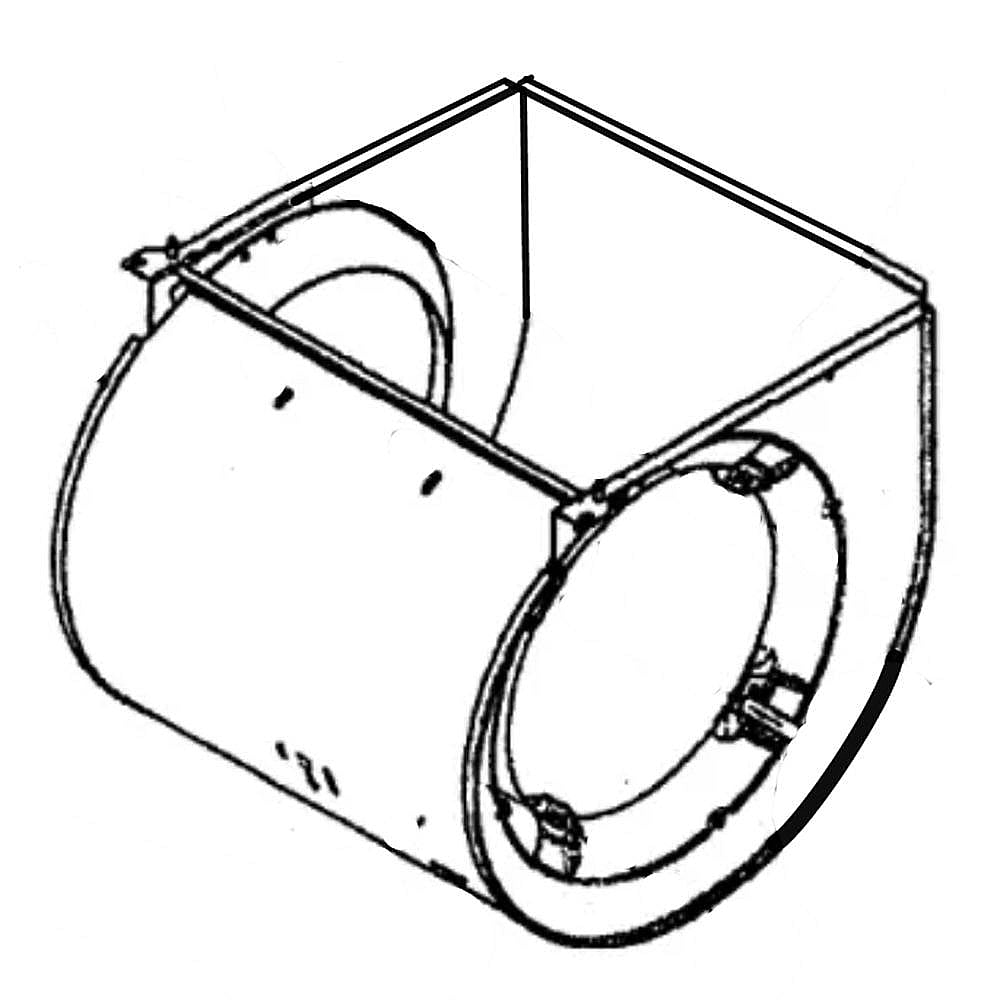 Part #327266-753, Furnace Blower Fan Motor Housing