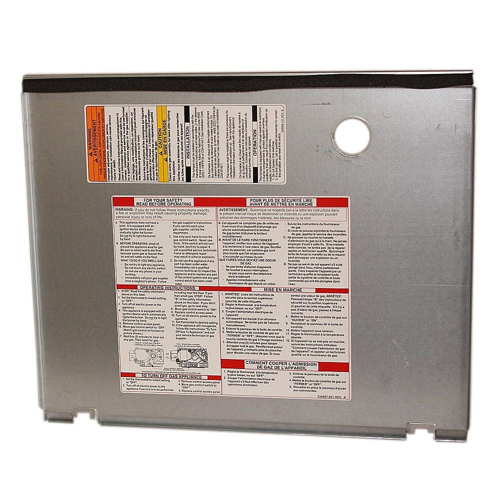 Part #330542-755, Furnace Blower Door