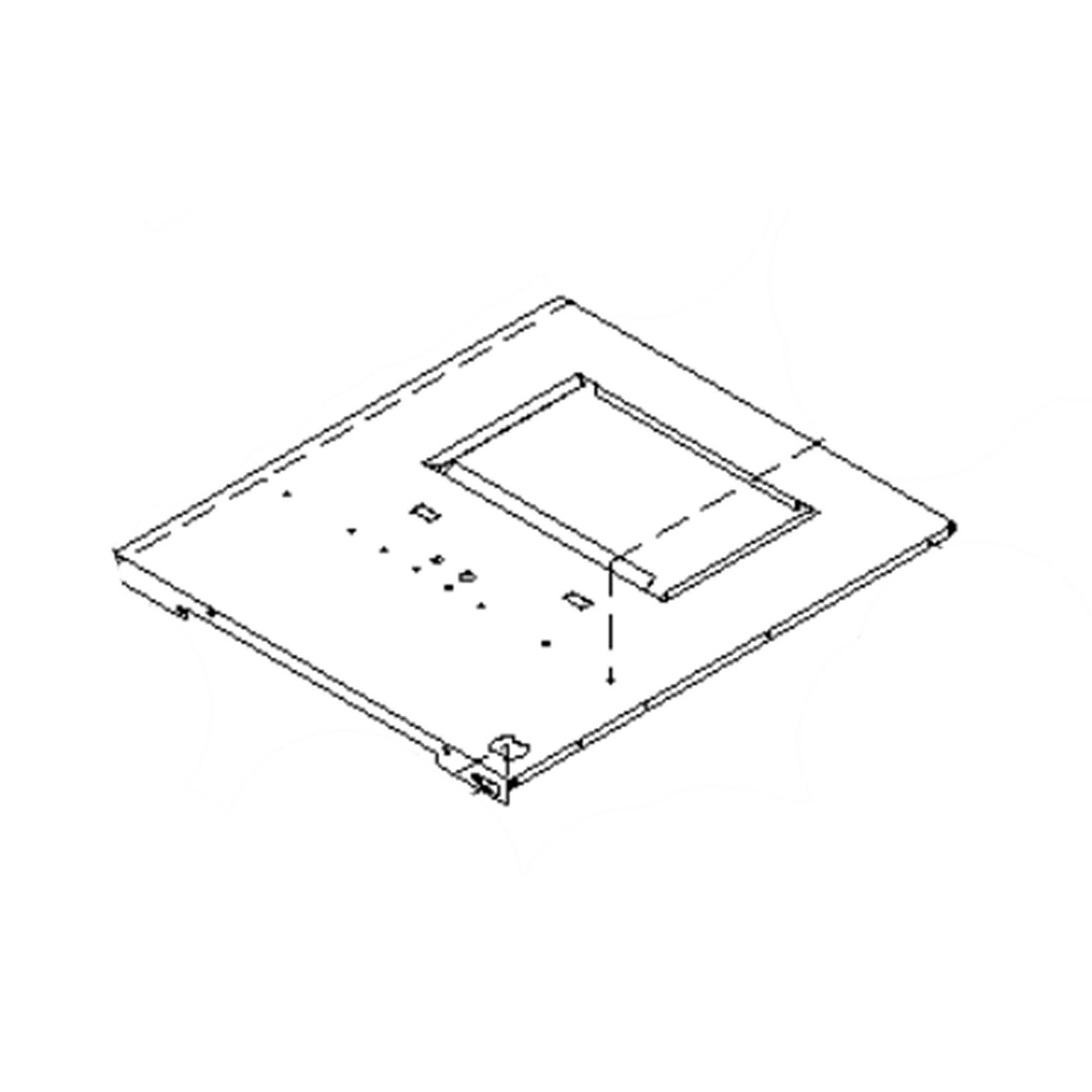 Part #0121F00043S, Goodman Srv Pack Blwr Deck