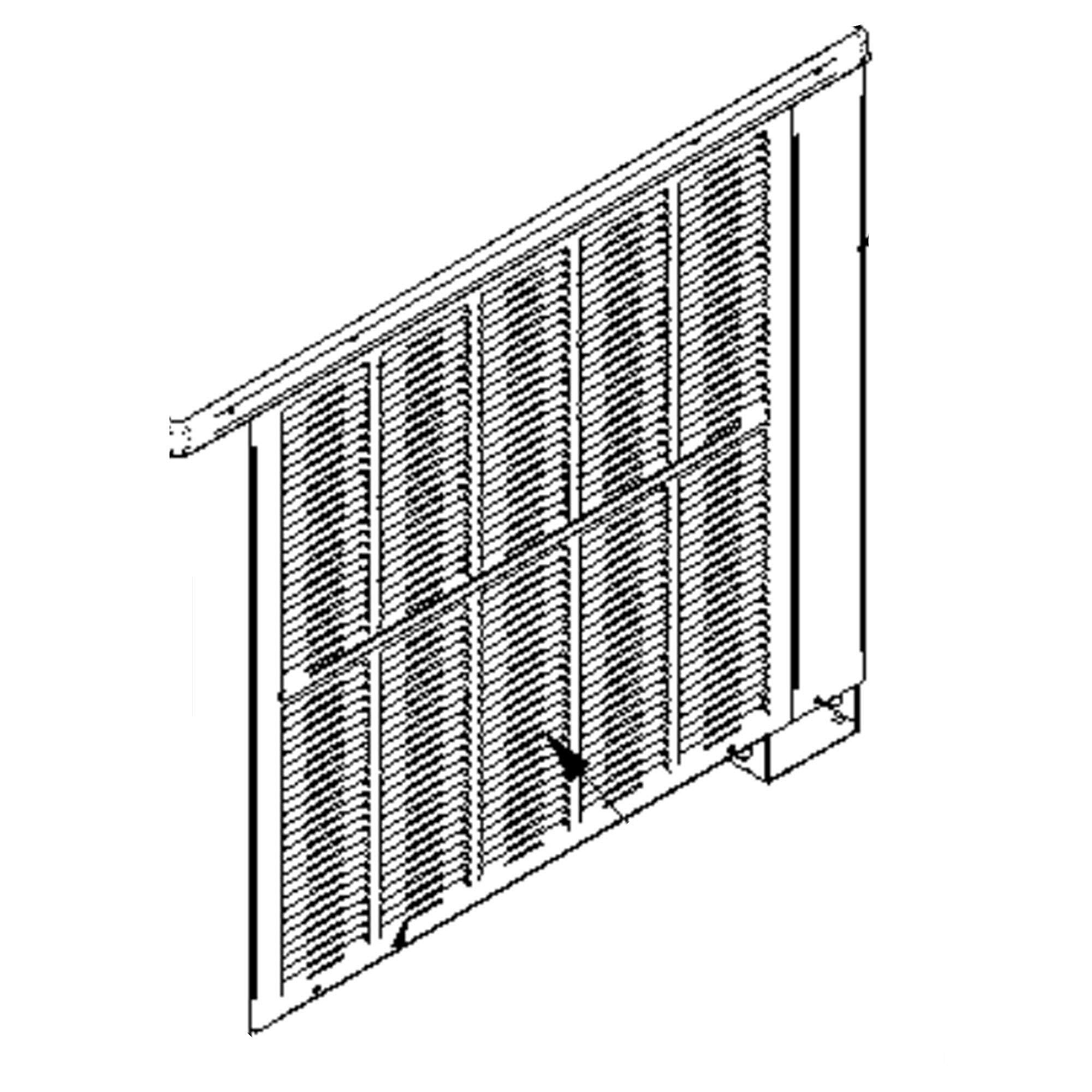 Part #0121G00072Pdgs, Goodman Pnl-Lvr-27.5 5 Bank