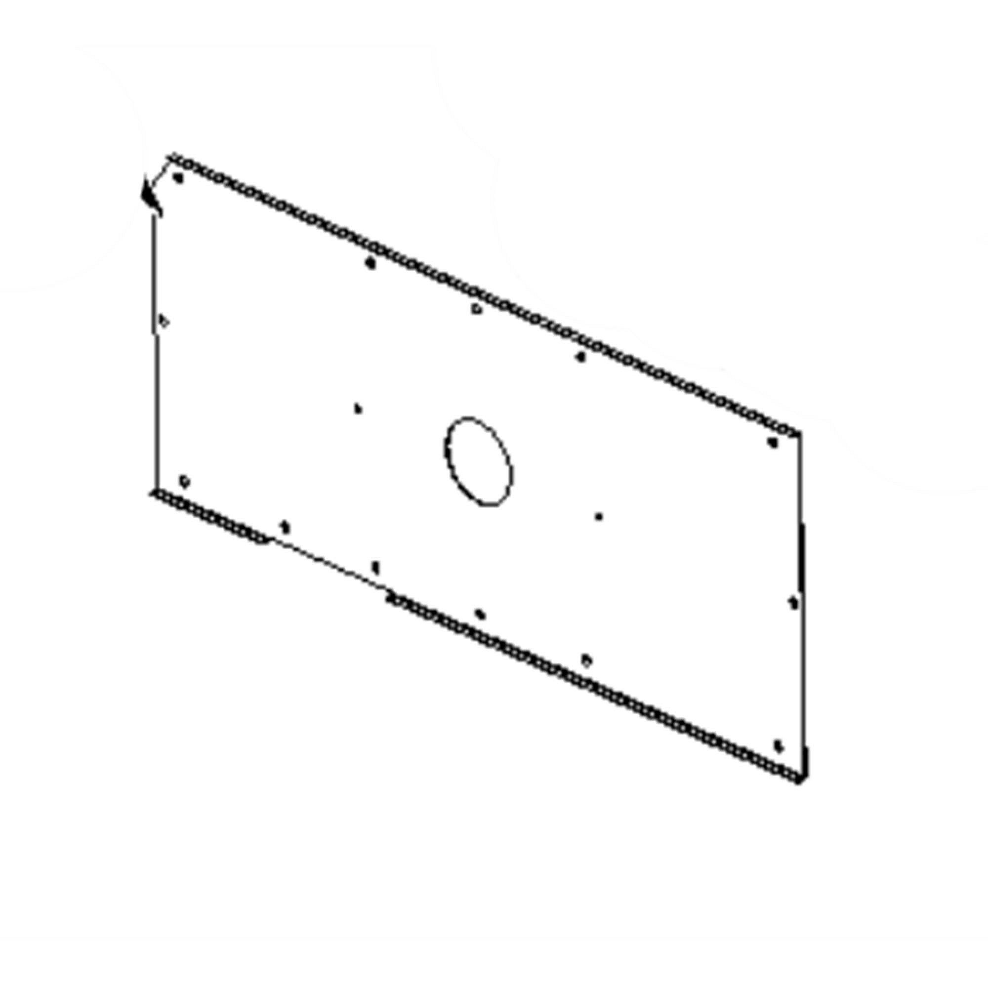 Part #0121L00318, Goodman Burner Plate