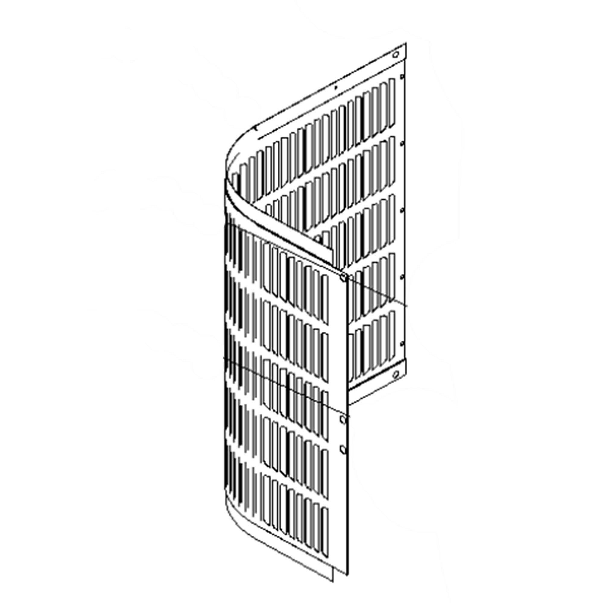 Part #0121R00027Pdgbs, Goodman Srv Pack Louver Side Panel
