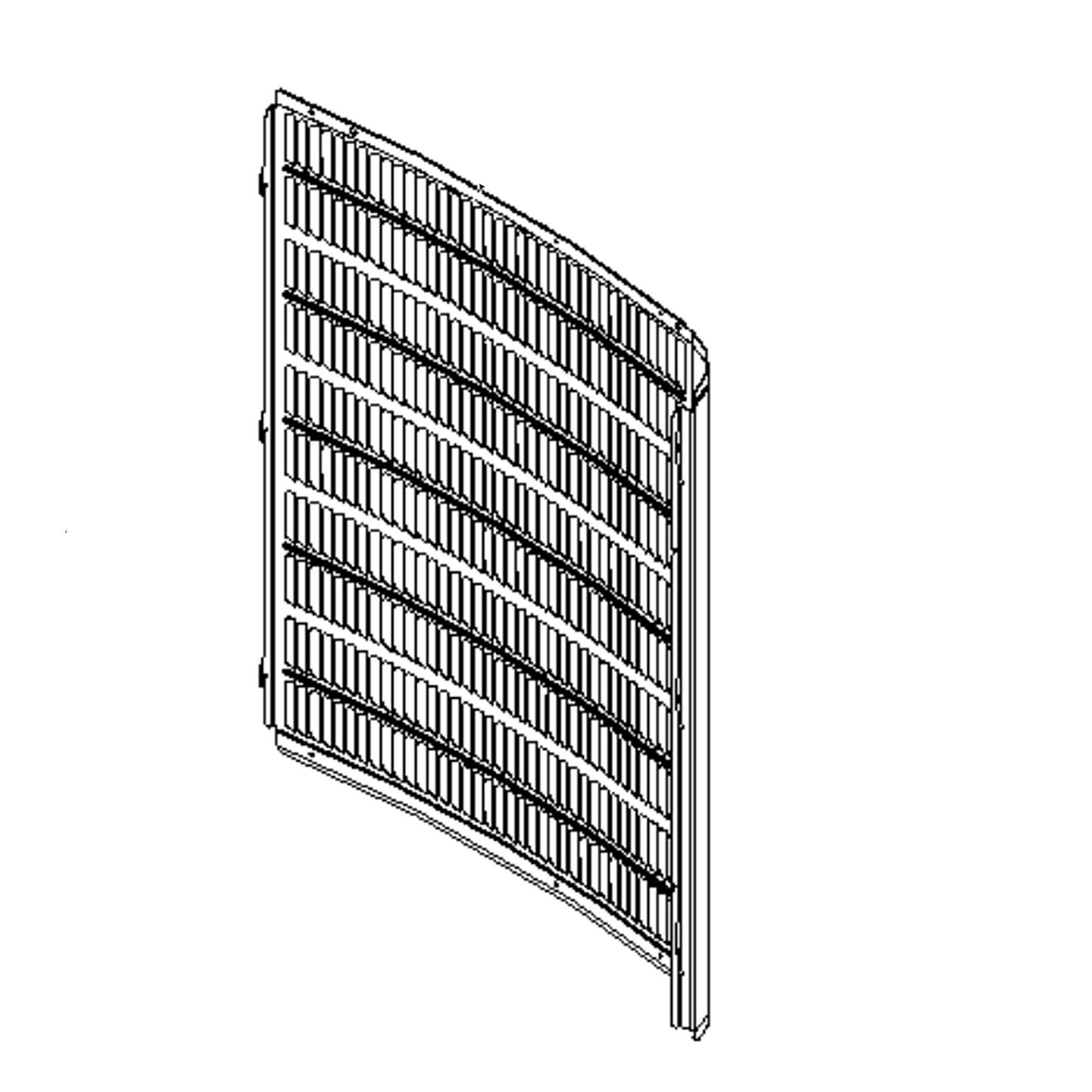Part #0121R00109Pbbb, Goodman Panel 2 Bent Louver 26_25.2