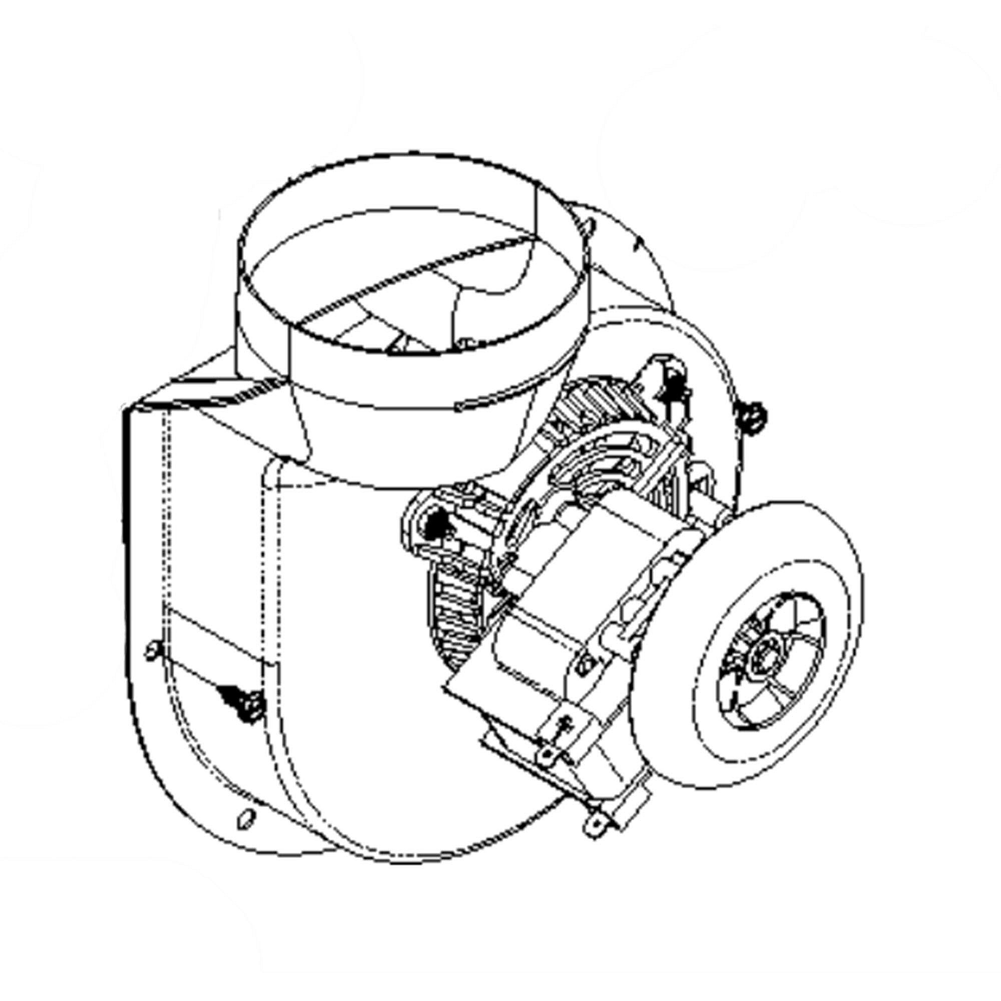 Part #0131M00047S, Goodman Ventor Motor Assembly