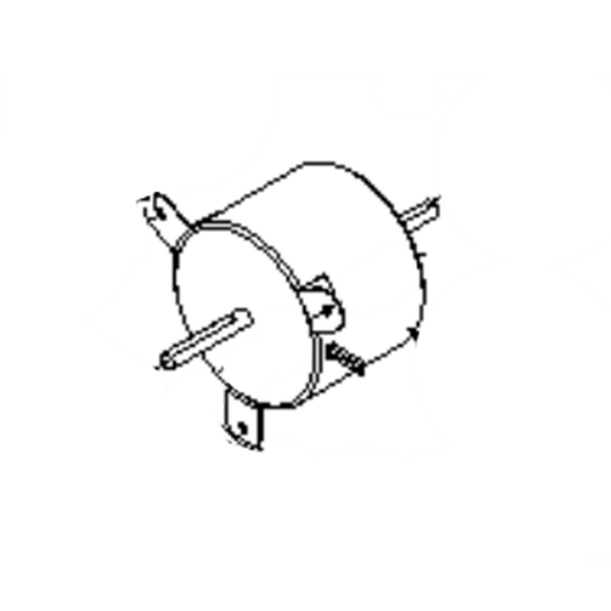 Part #0131P00000S, Goodman 208-230V1Ph 850Rpm Motor