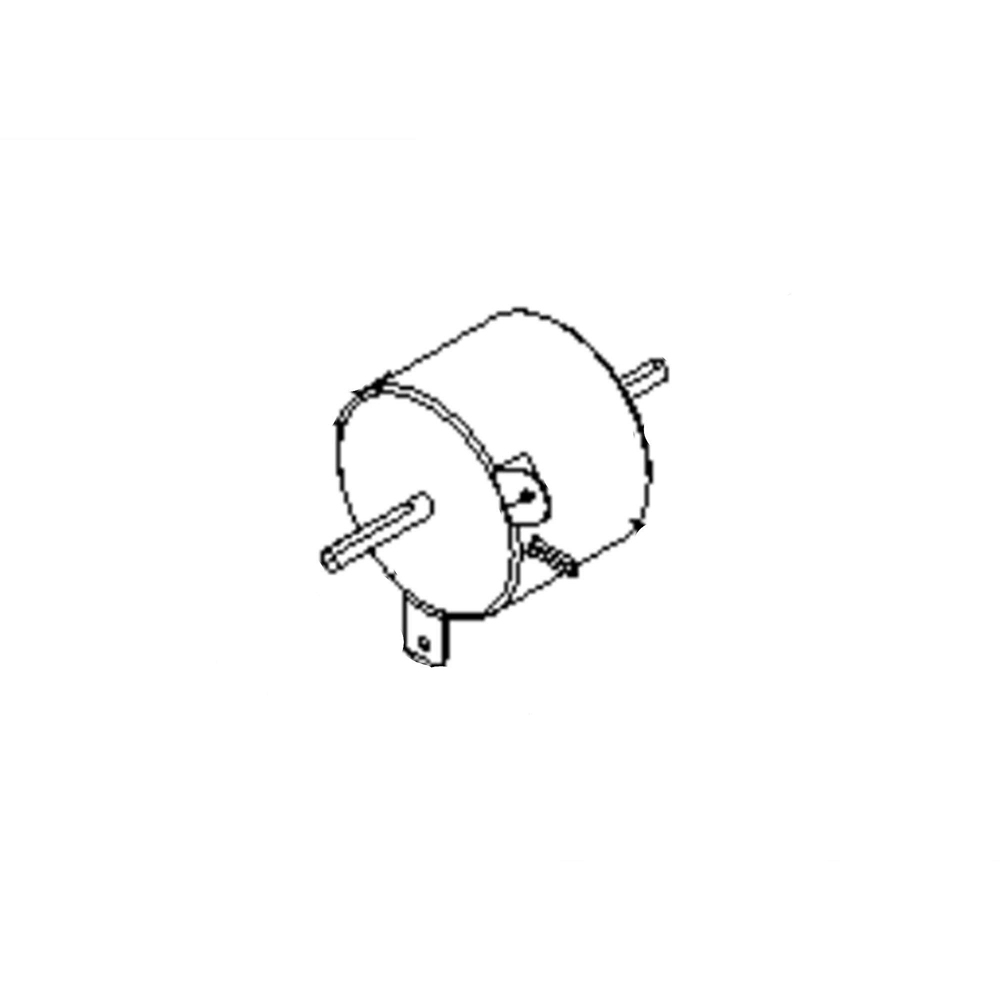 Part #0131P00001S, Goodman 265V1Ph 40W 850/750Rpm Motor