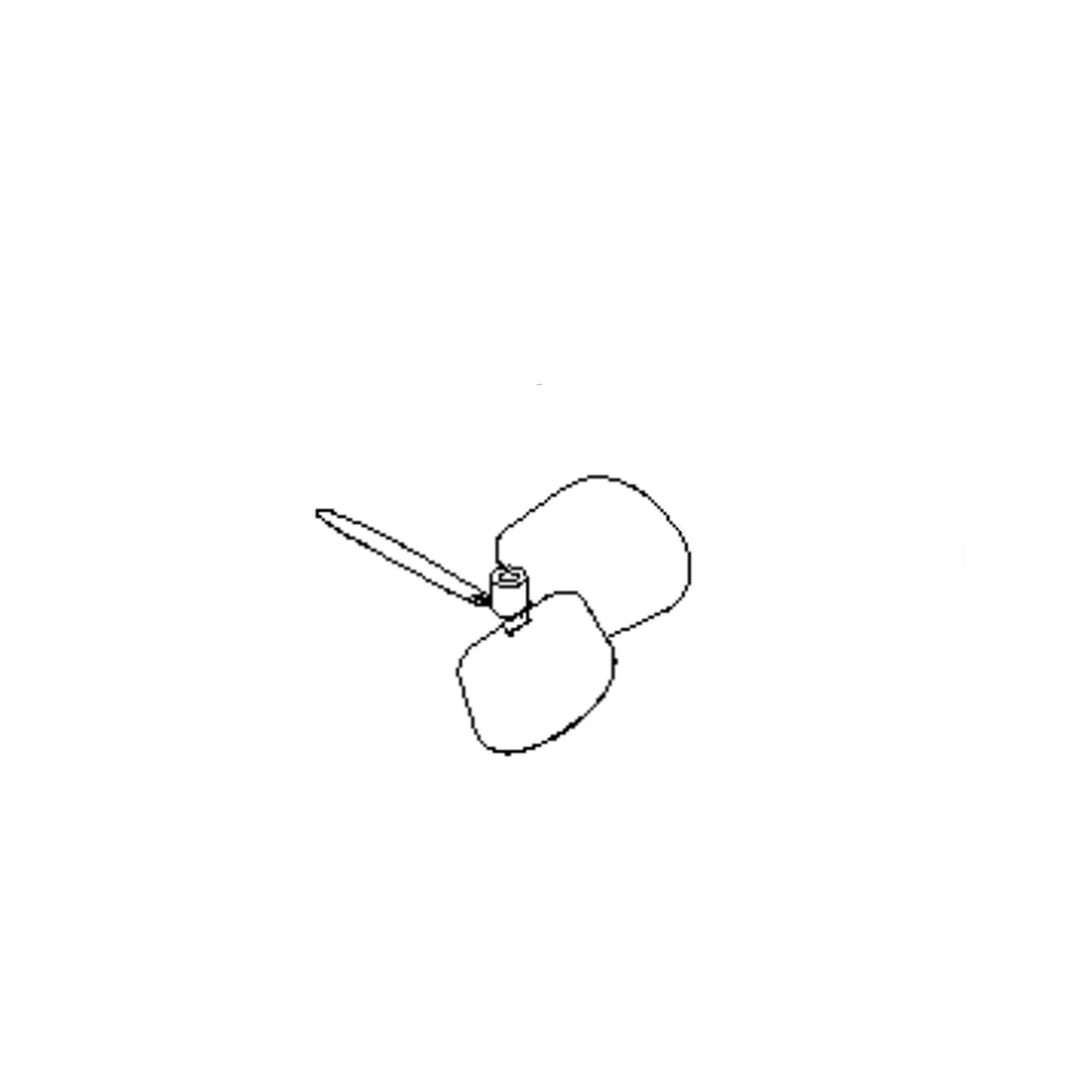 Part #0150M00007S, Goodman Fan Blade Service Single Pack