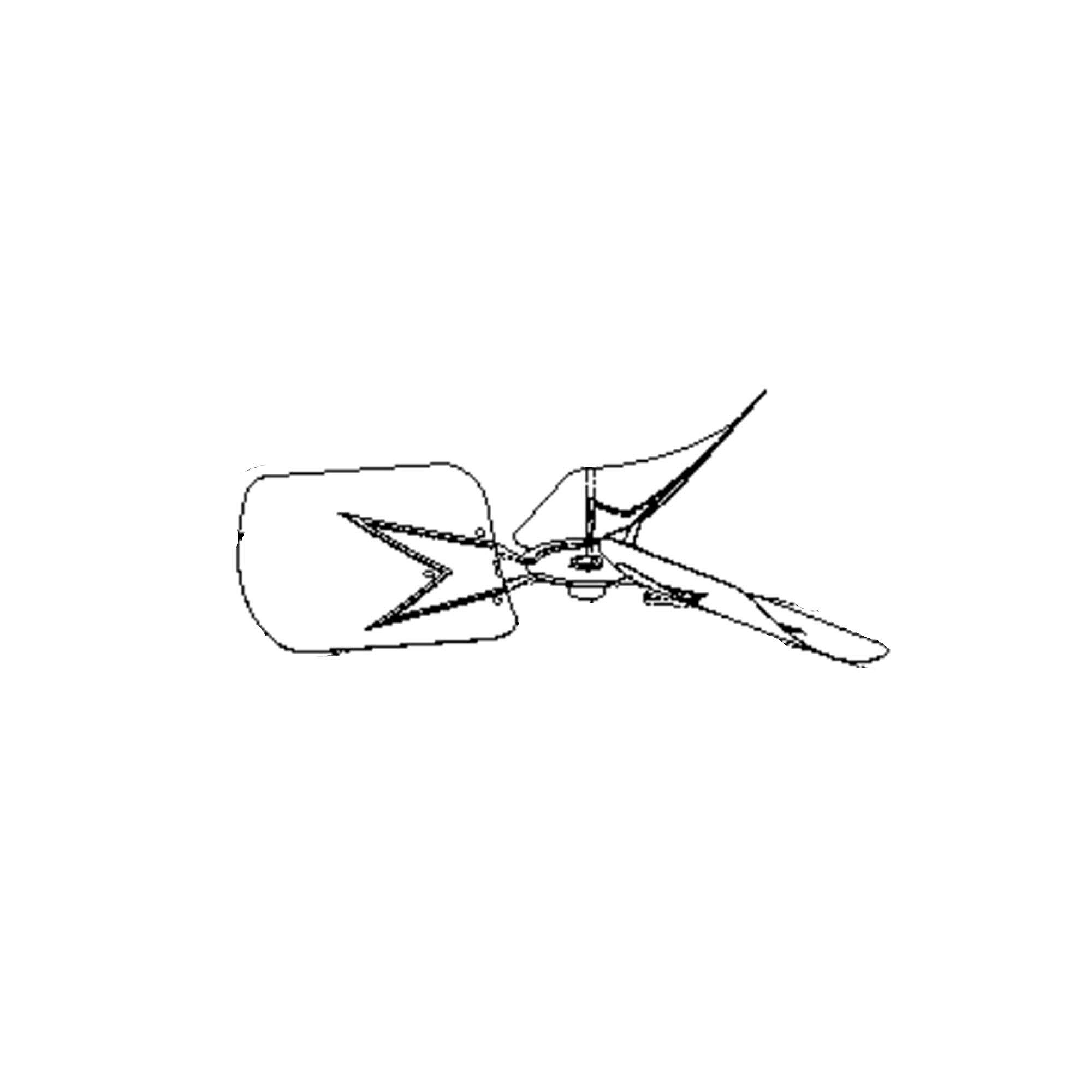 Part #0150M00016S, Goodman Fan Blade