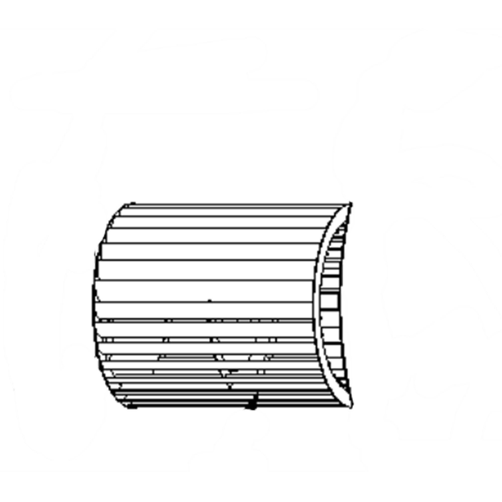 Part #0150M00027, Goodman Blower Wheel 6.70X8.06