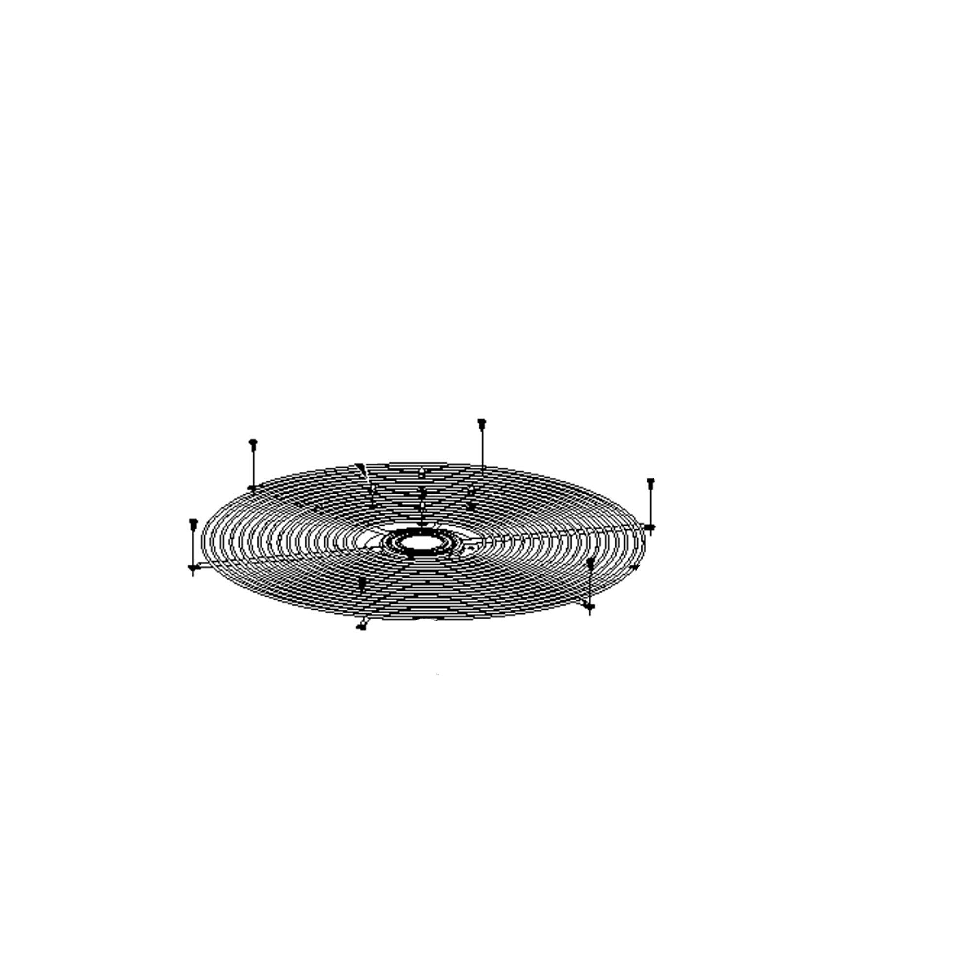 Part #0152G00000S, Goodman Fan Grille