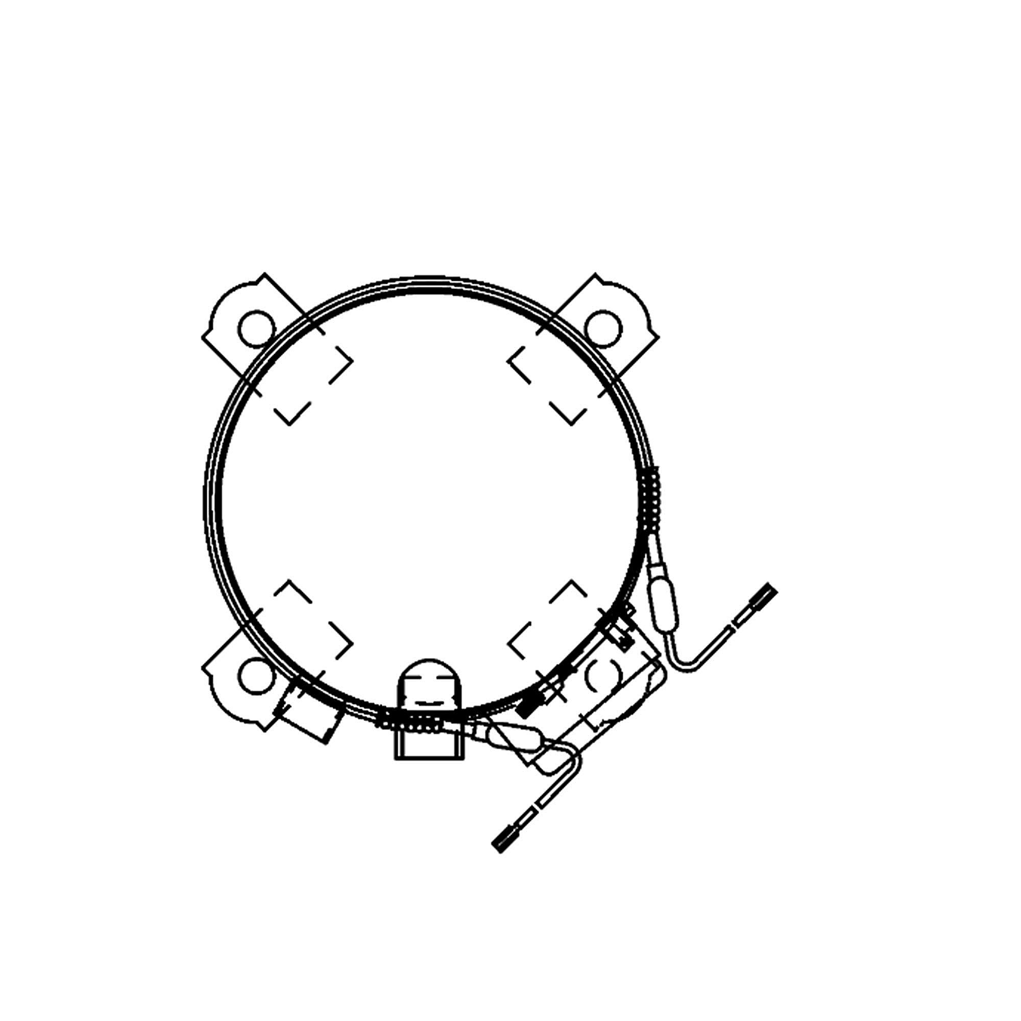 Part #0163L00062, Goodman Crankcase Heater 75W-240V