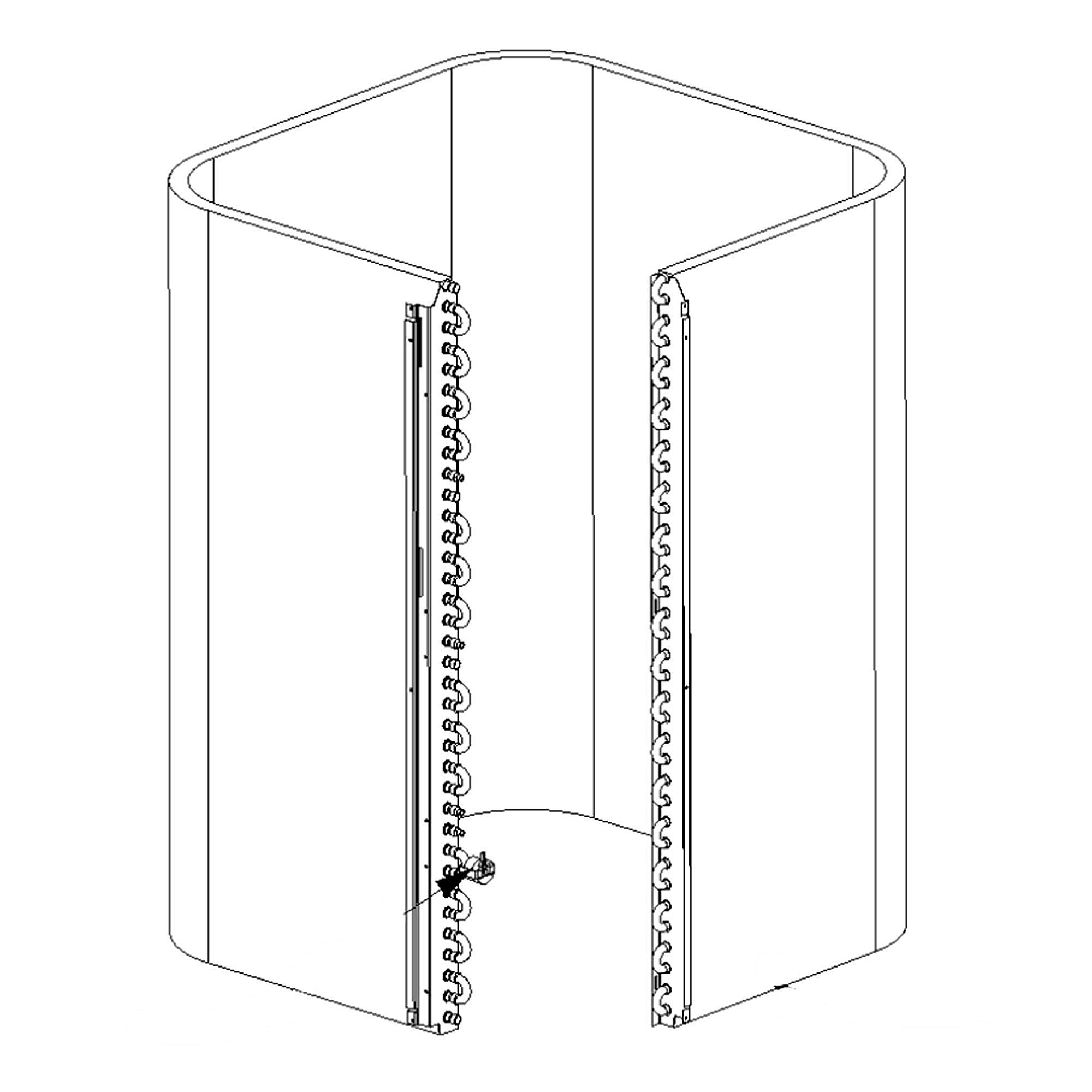 Part #0201R00074S, Goodman Cond-Coil Asm-Hp-Srvc
