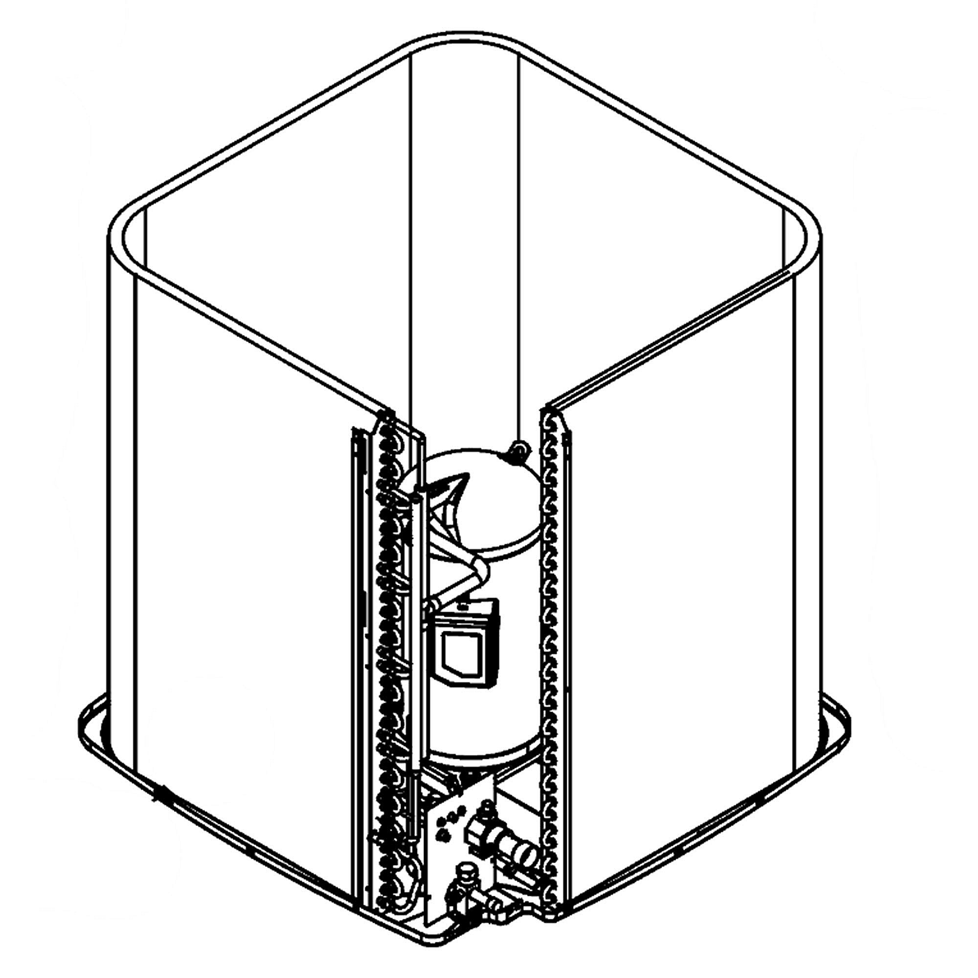 Part #0201R00079S, Goodman Condenser Coil