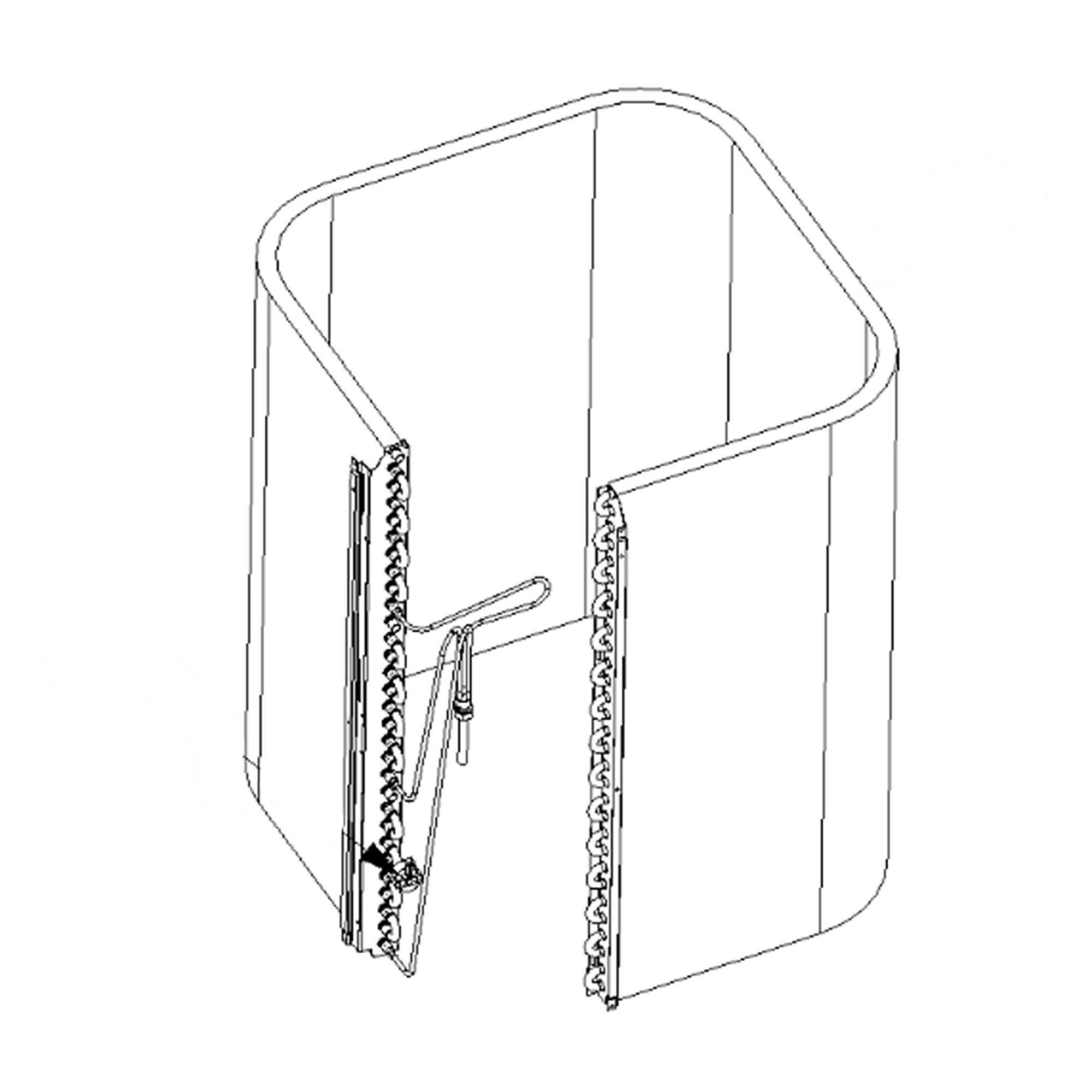 Part #0201R00150S, Goodman Condenser Coil Assembly