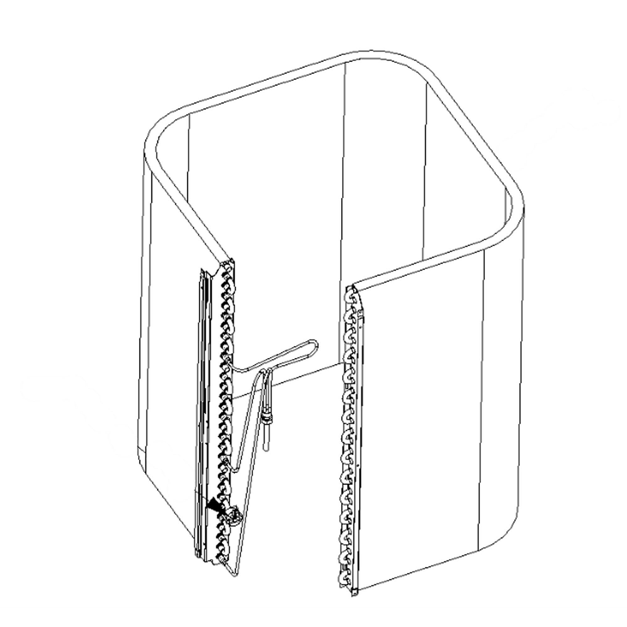 Part #0201R00155S, Goodman Condenser Coil