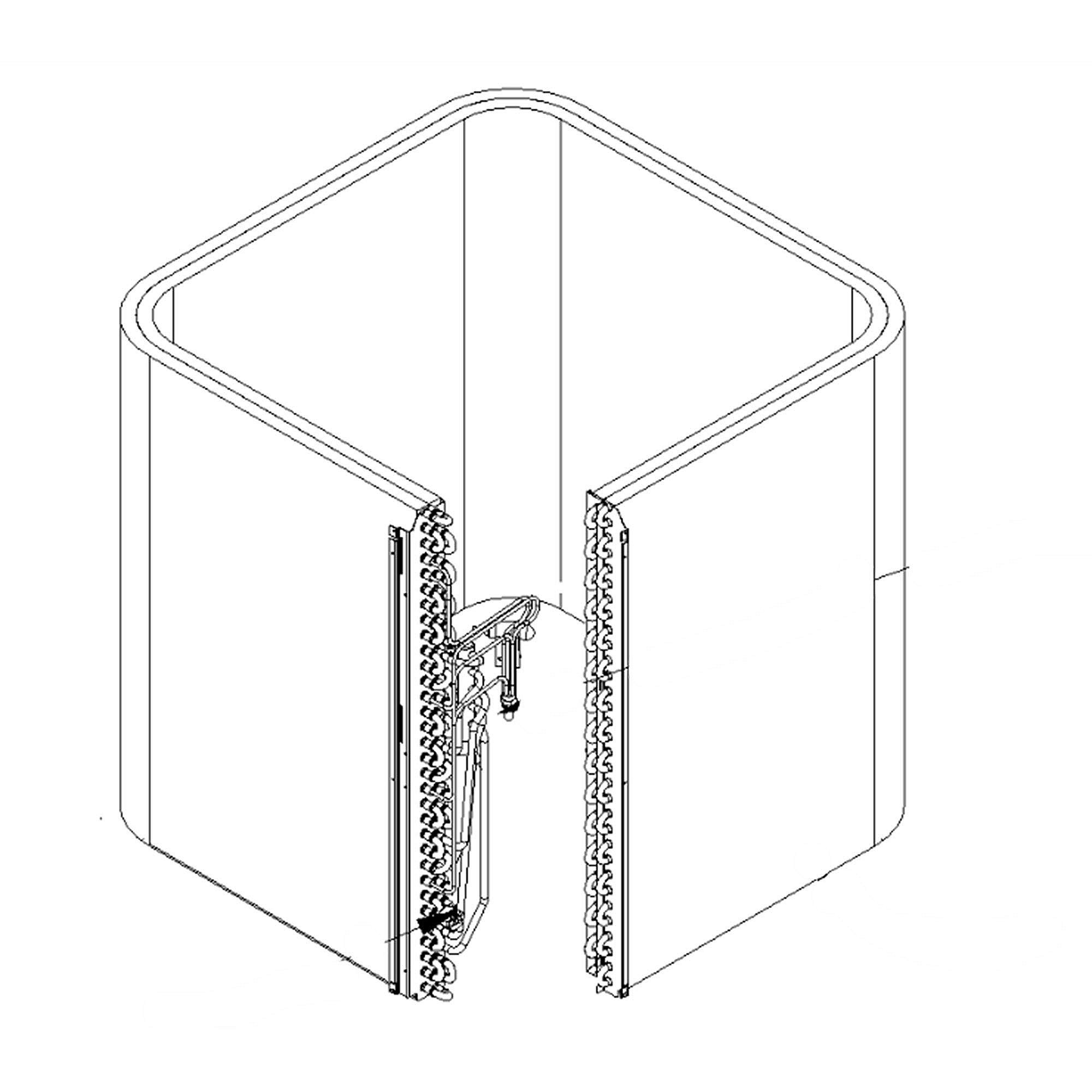 Part #0201R00157S, Goodman Condenser Coil
