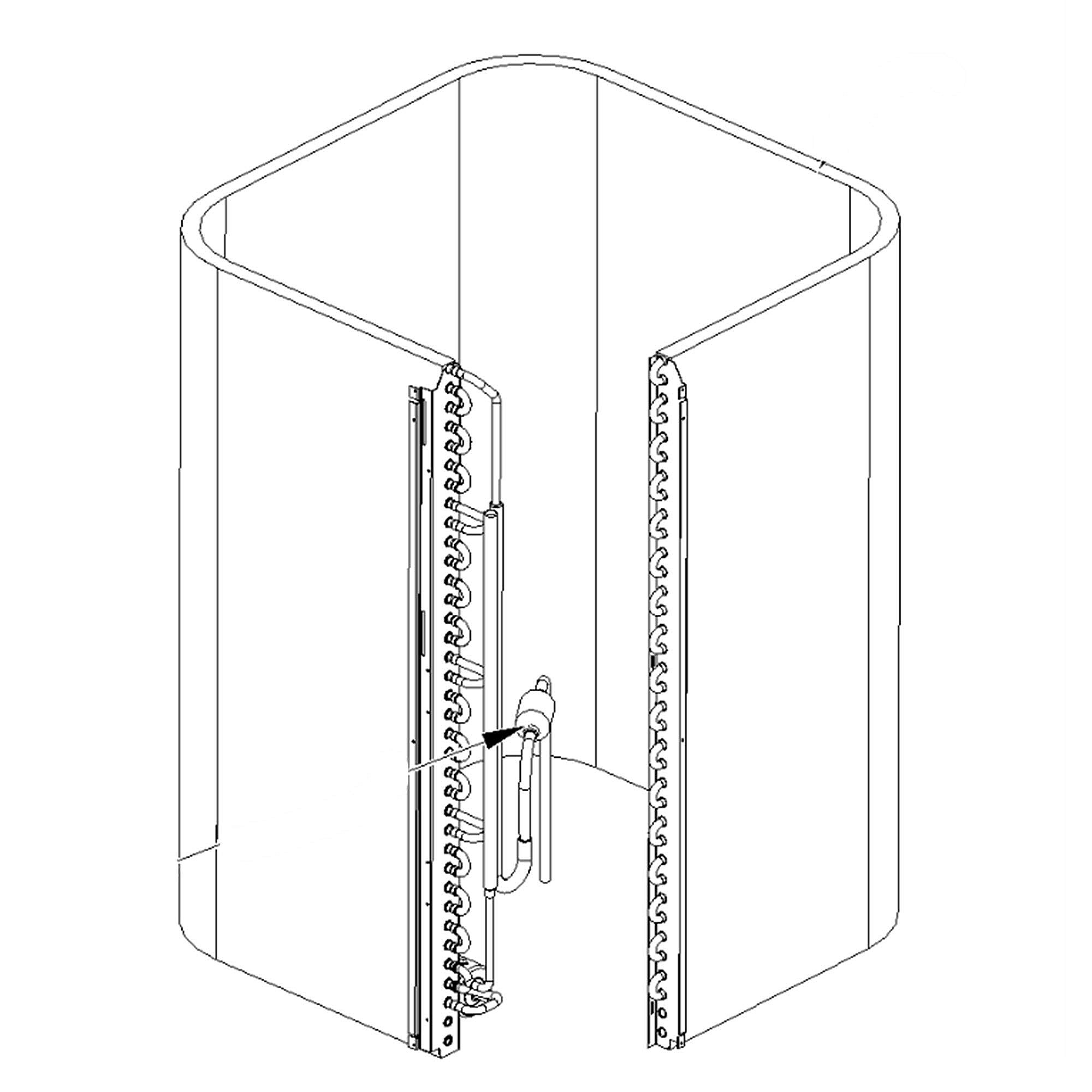 Part #0201R00177S, Goodman Condenser Coil