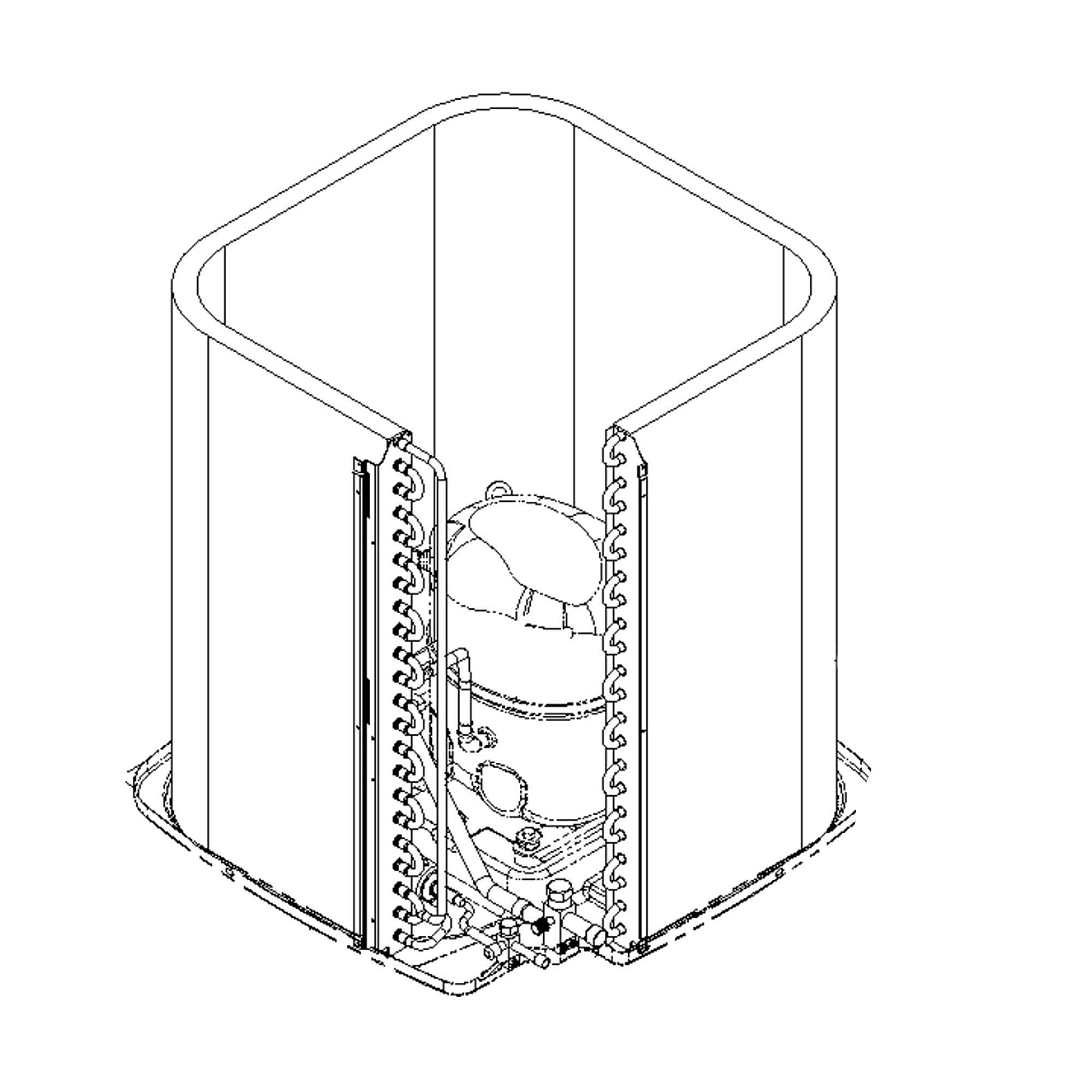Part #0201R00316S, Goodman Coil Tubing Assembly
