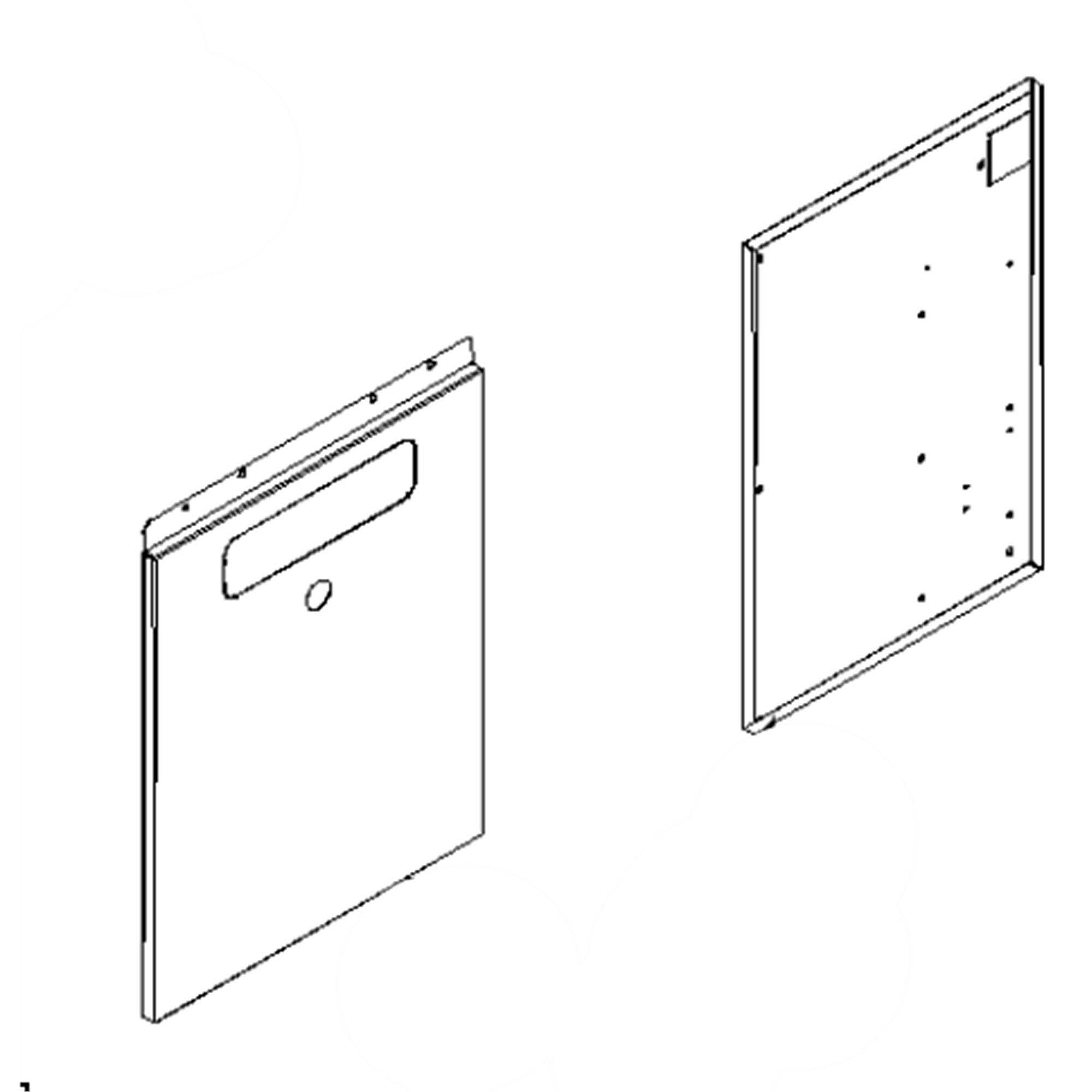 Goodman Part #0221F00012P, 17.5 Blower Access Door