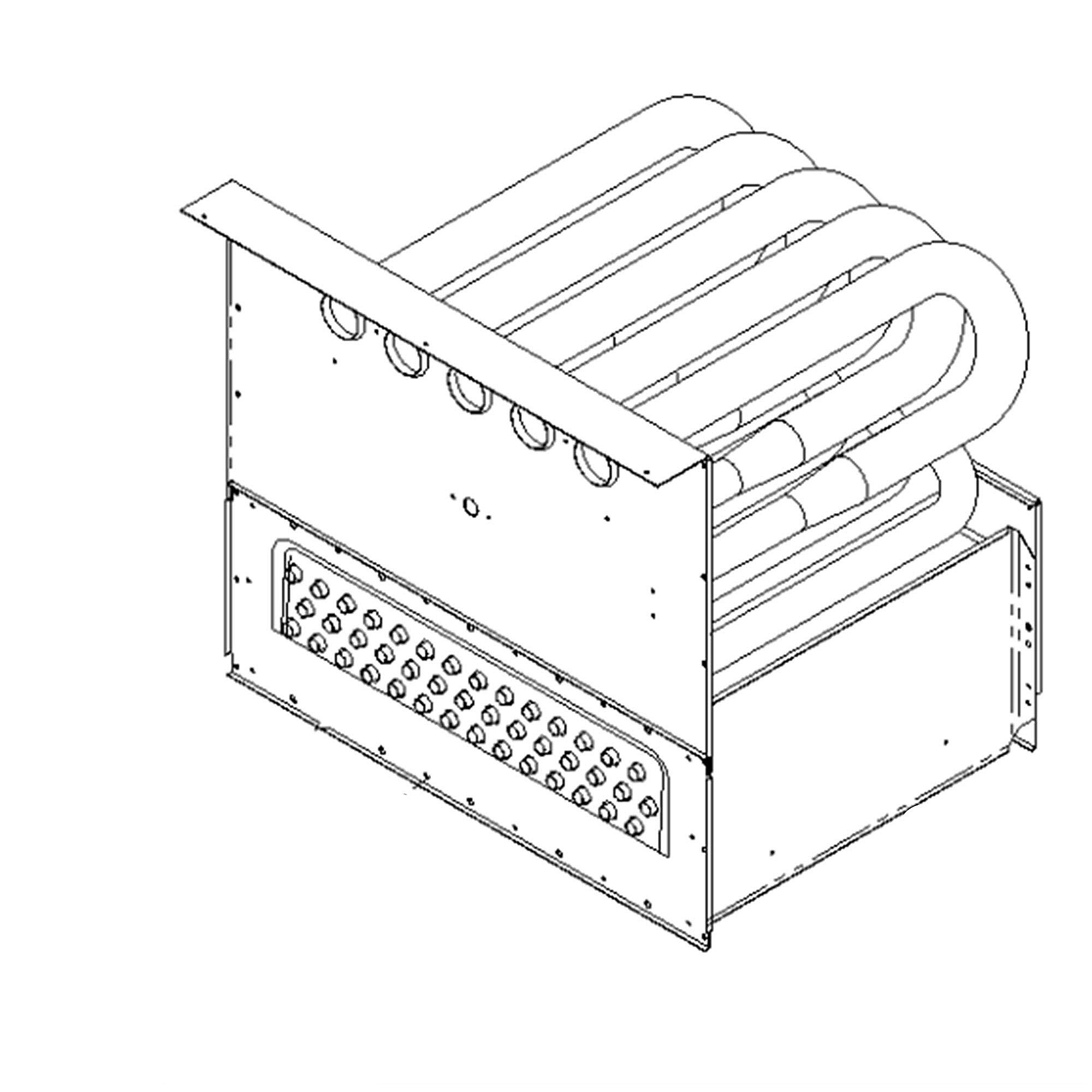 Part #0257F00140S, Goodman Heat Exchanger