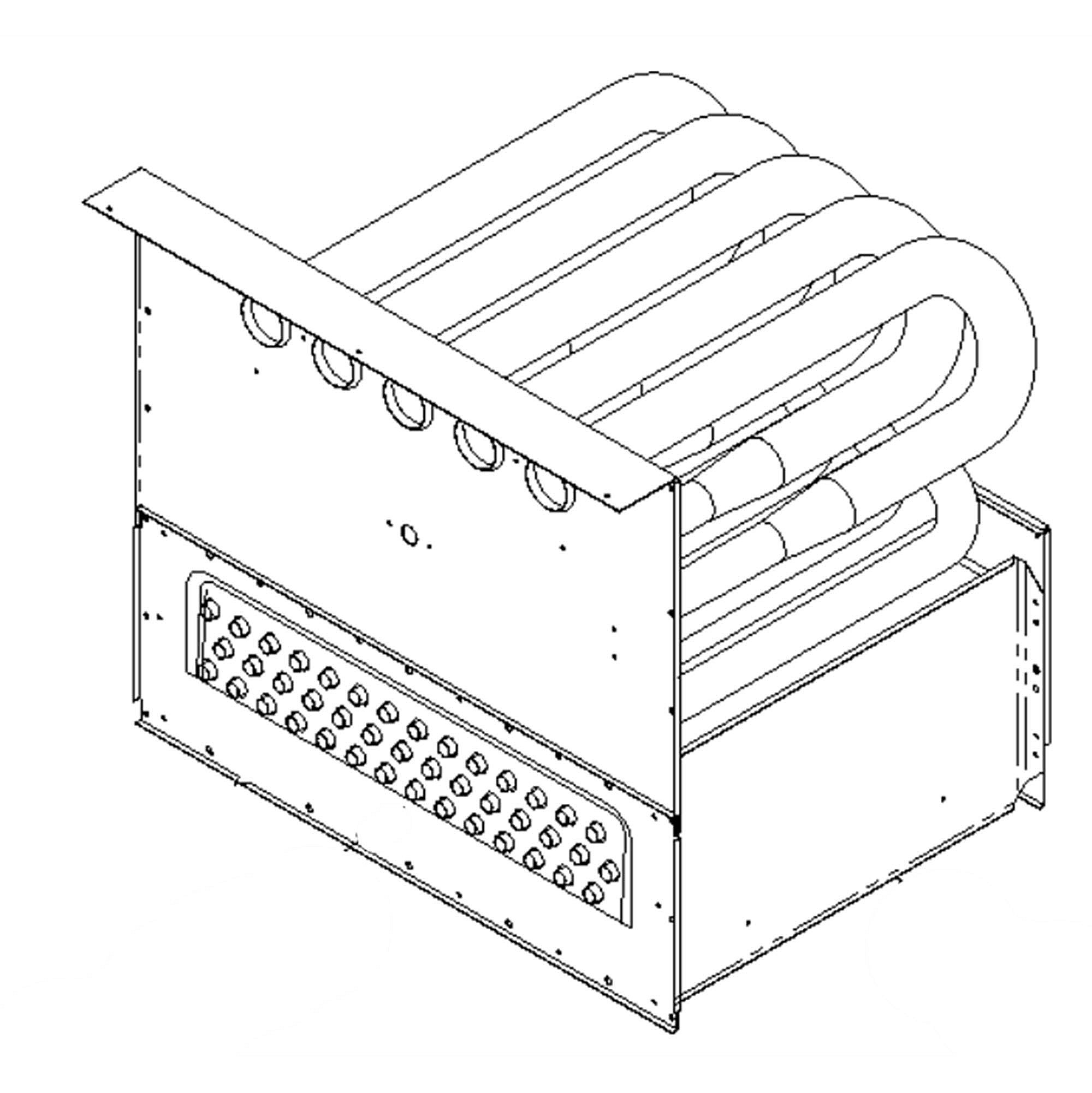 Part #0257F00146S, Goodman Heat Exchanger Assembly