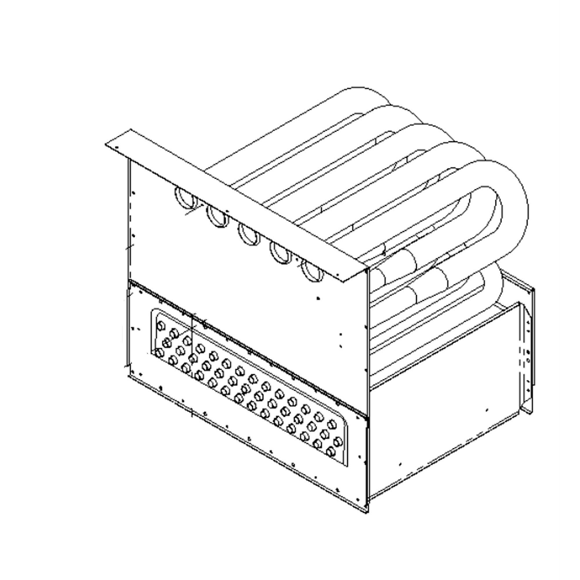 Part #0257F00162S, Goodman Heat Exchanger