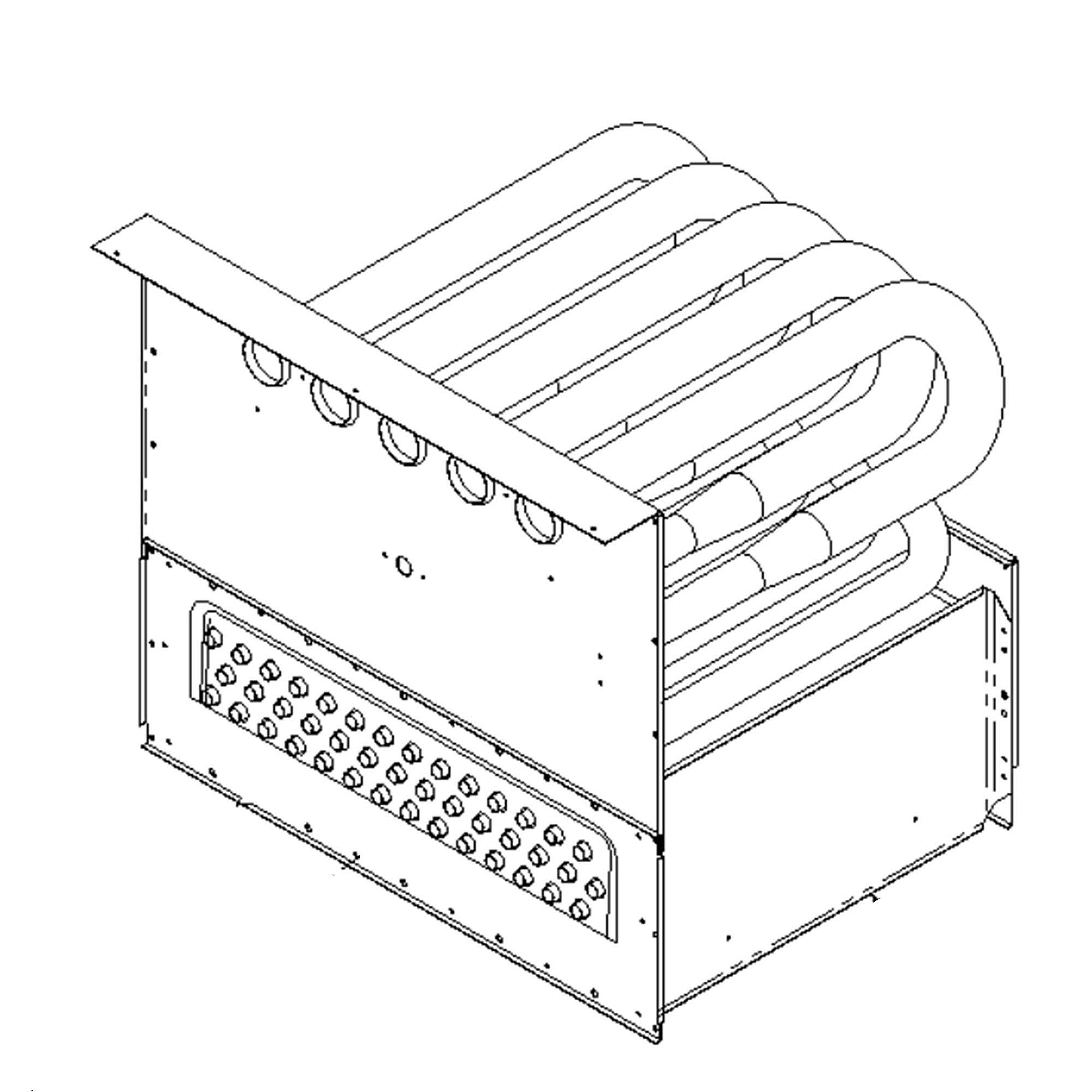 Part #0257F00172S, Goodman Heat Exchanger