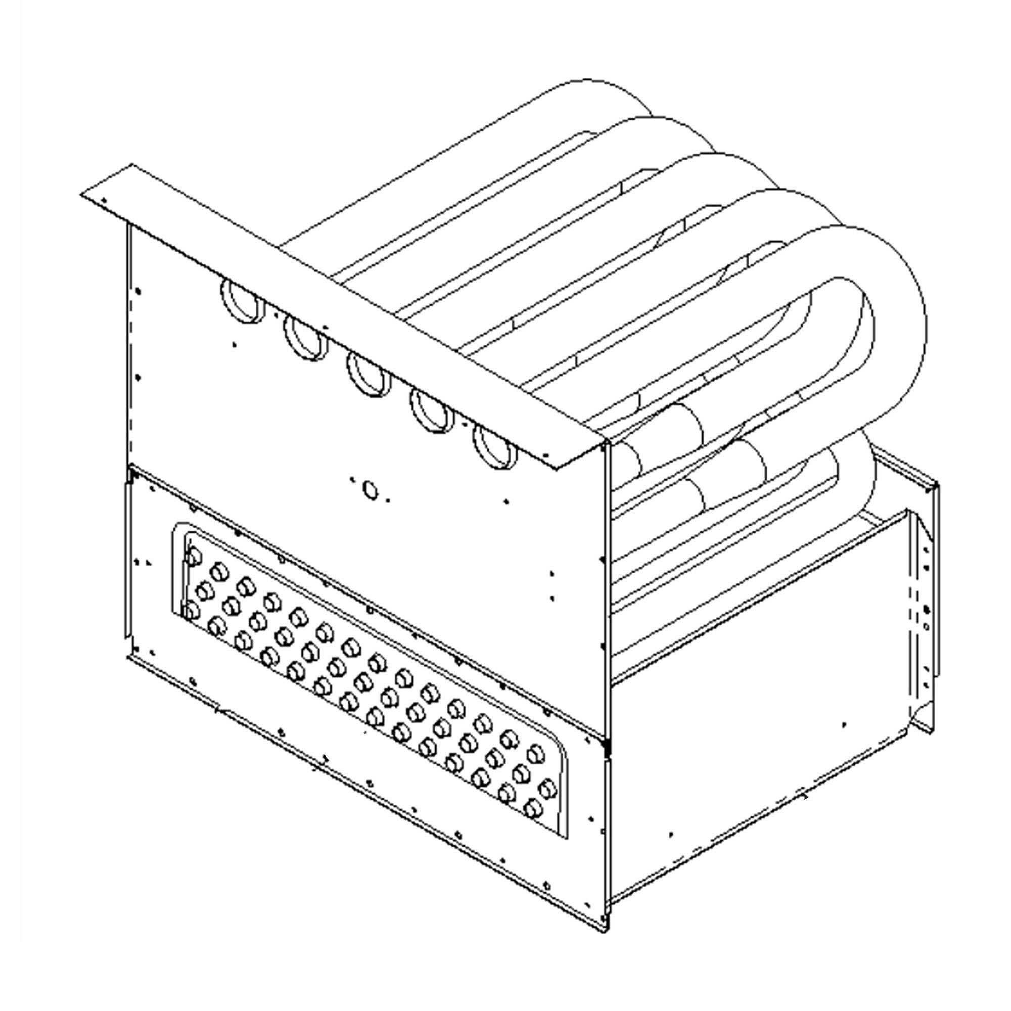Part #0257F00174S, Goodman Heat Exchanger