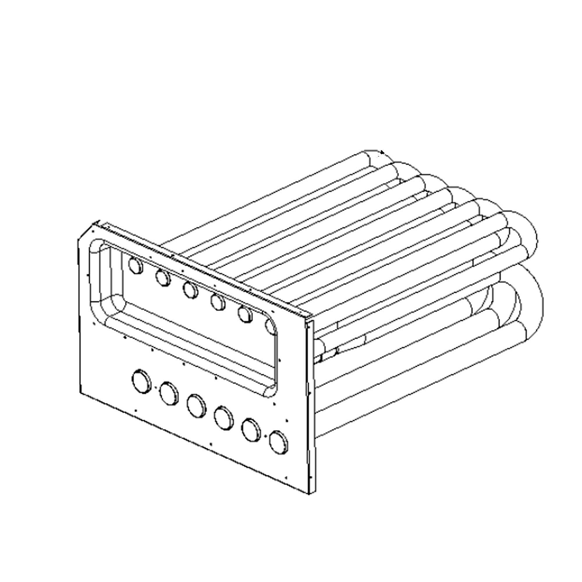 Part #0270L00105S, Goodman Heat Exchanger