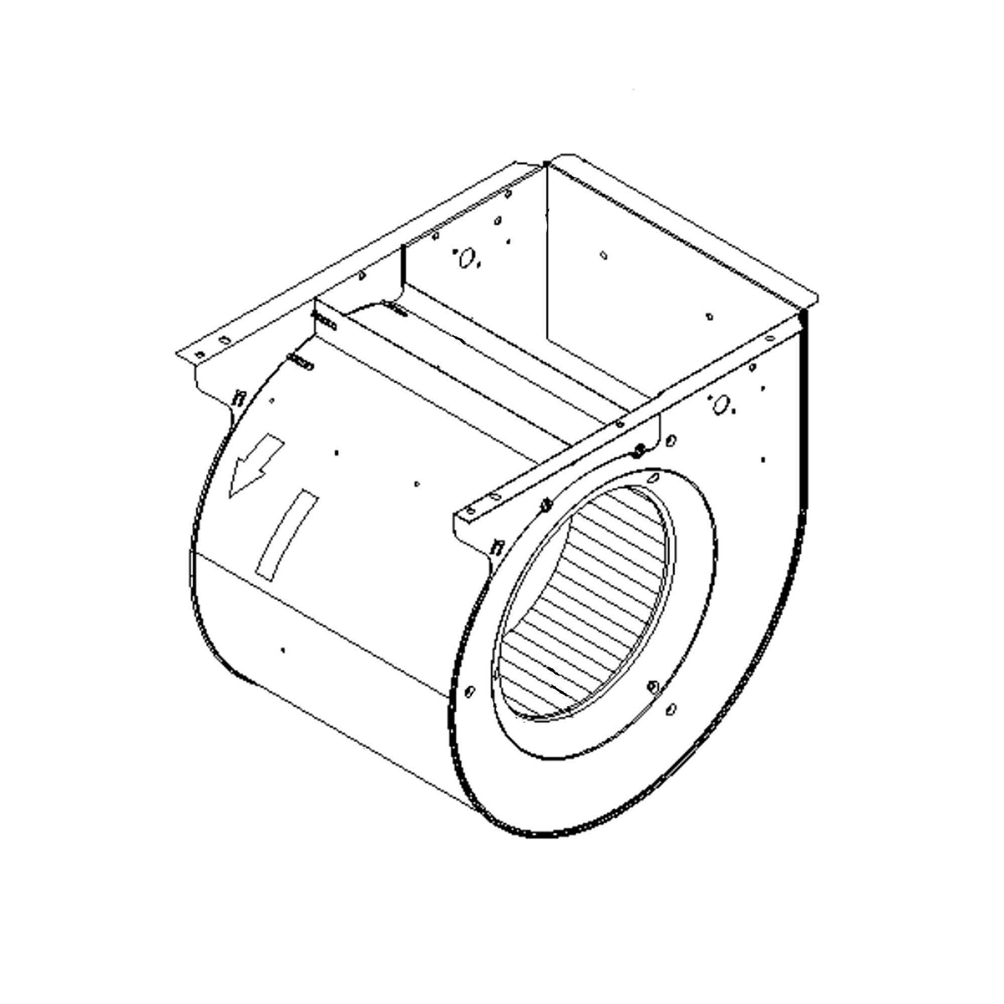 Part #0271F00001Ps, Goodman Blower Housing W/ Wheel