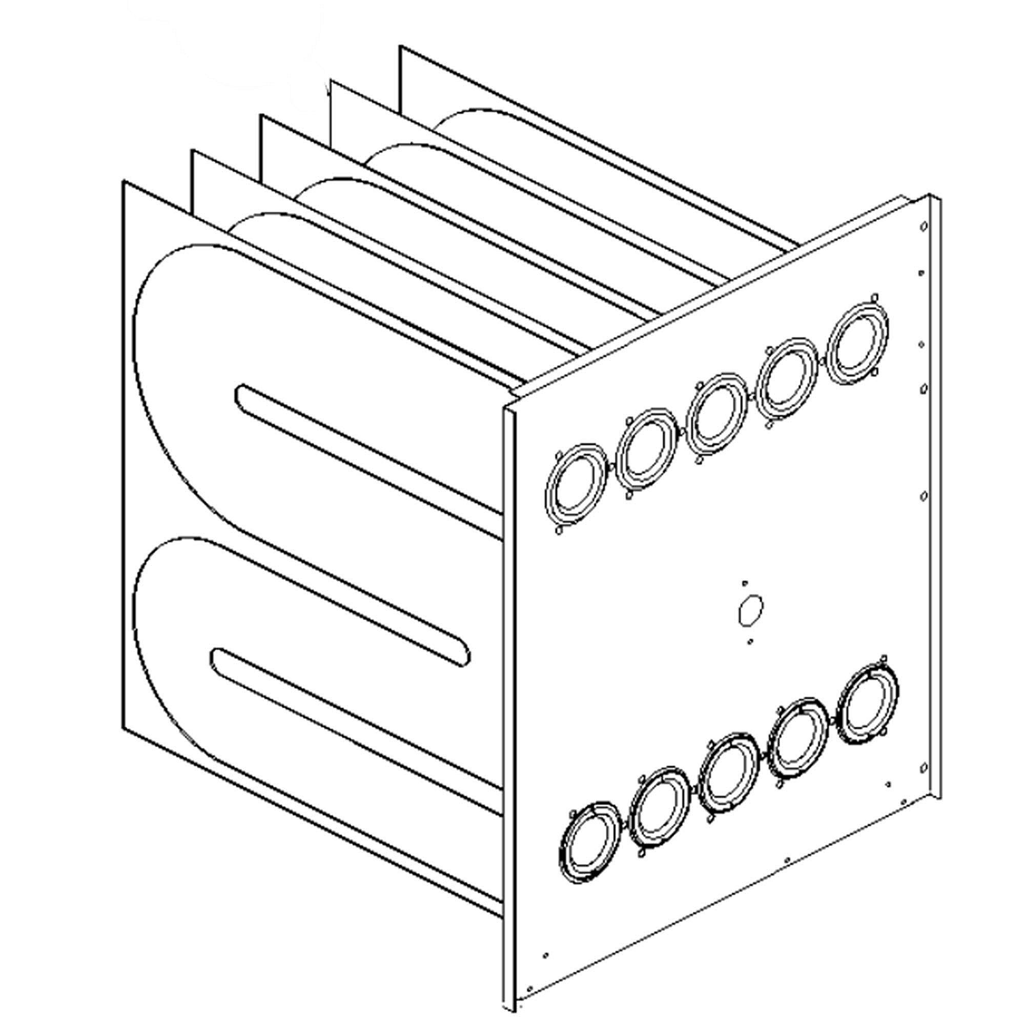 Part #2521300S, Goodman Heat Exchanger 2 Cell