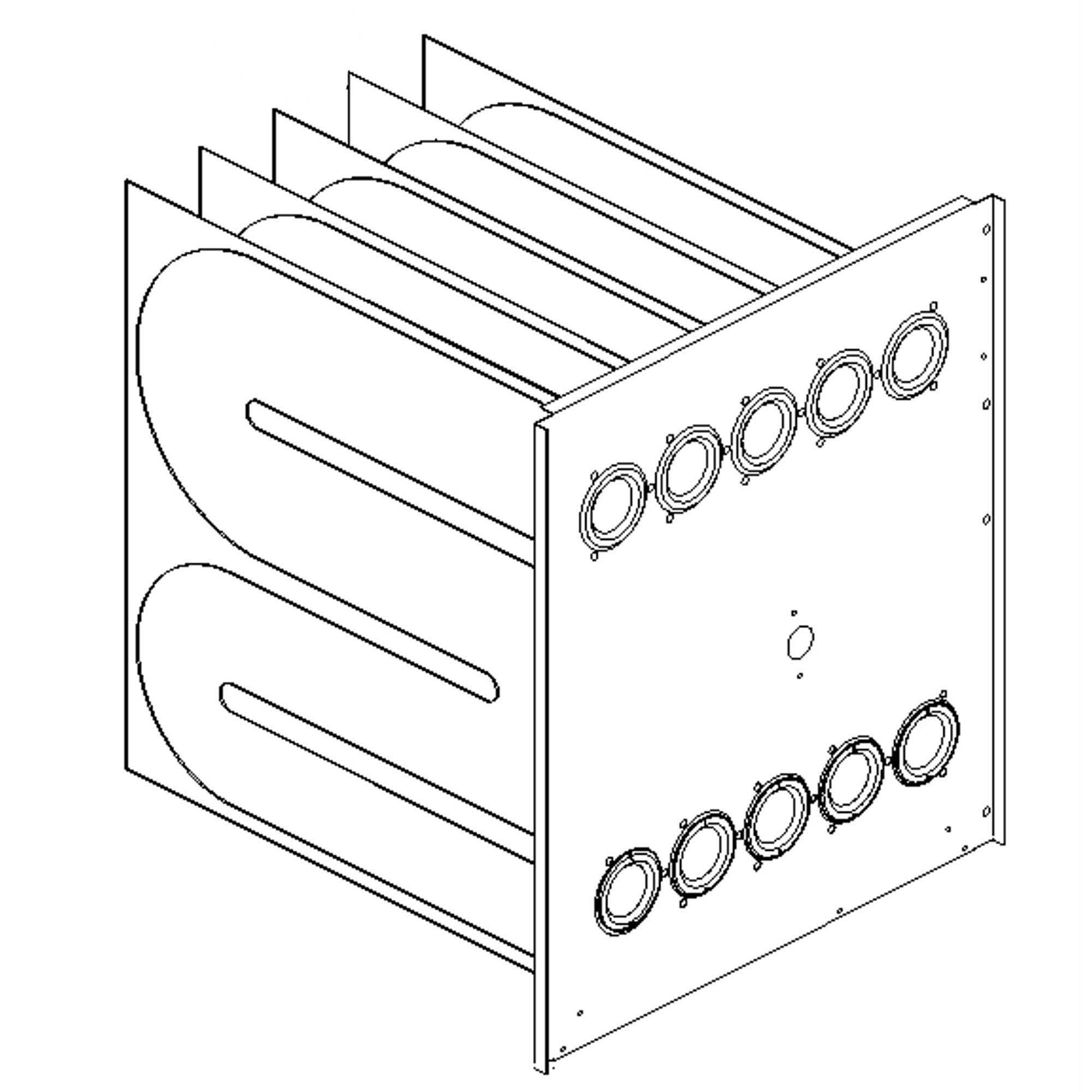 Part #2521302S, Goodman 4Cell Heat Exchanger