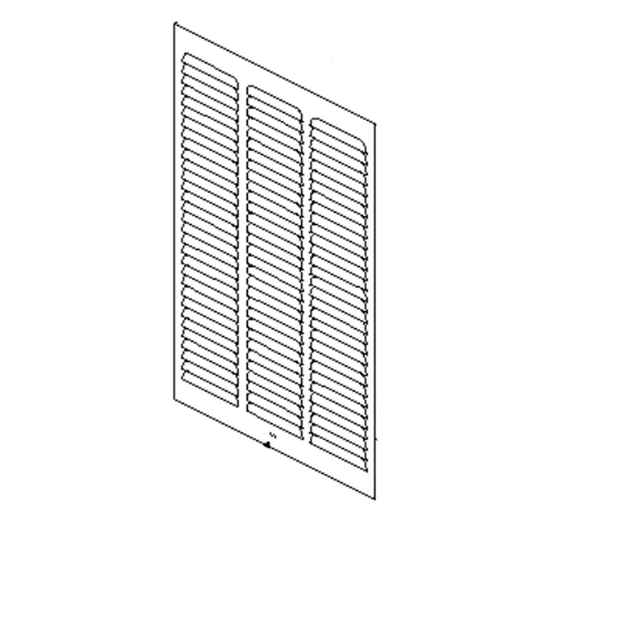 Part #2913400P, Goodman Louver Pnl.-Frt Cond W/paint-M
