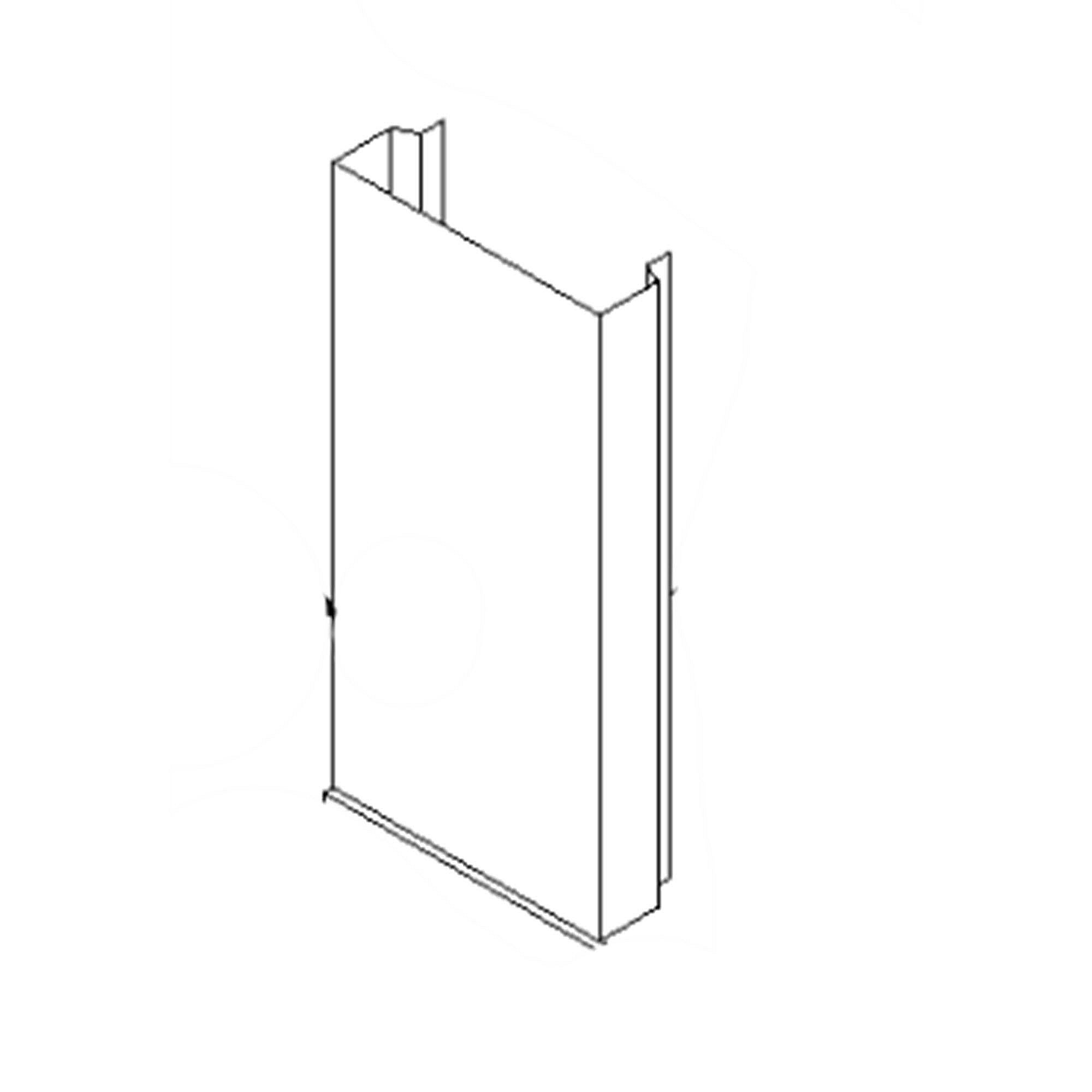 Part #3222717S, Goodman Insul.-Asm.-Back Panel-Left (S