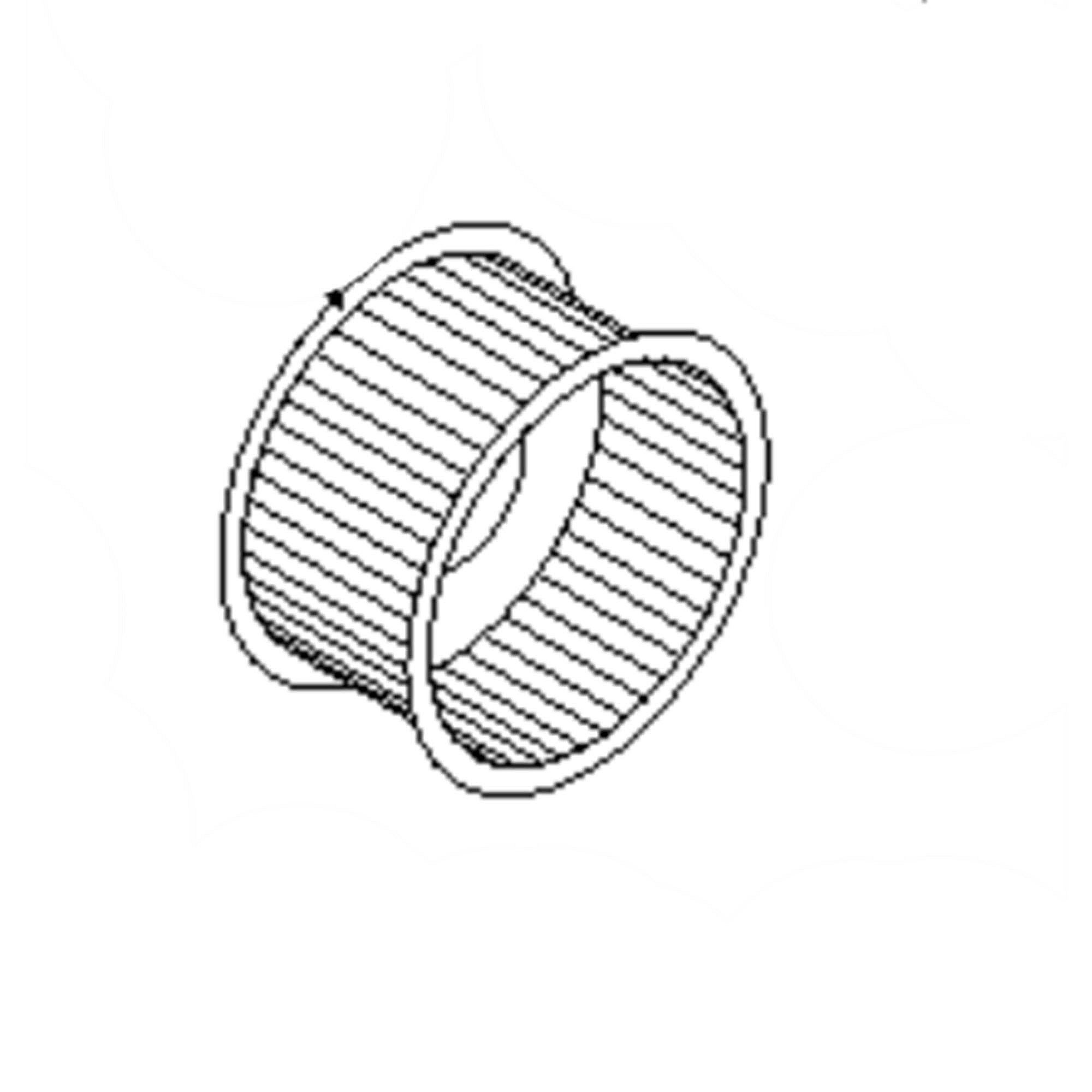 Part #b1368048S, Goodman 10 X 10 Blower Wheel