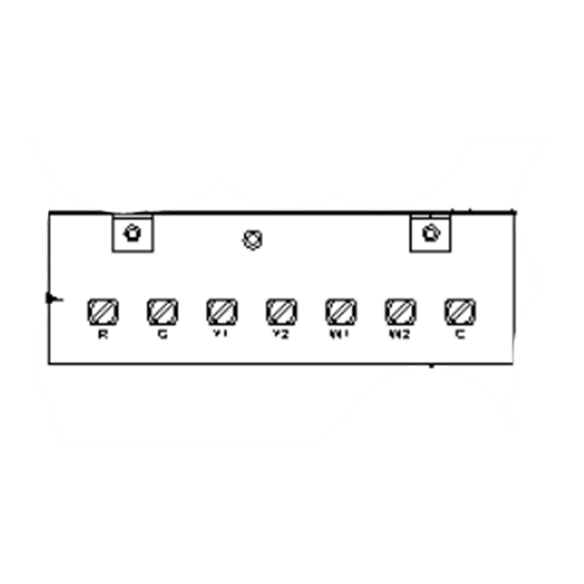 Part #b1368265, Goodman Terminal Block 24V To T-Stat