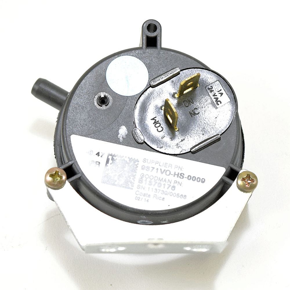 Part #b1370176, Furnace Air Pressure Switch / 1.00 x 1.00 x 1.00